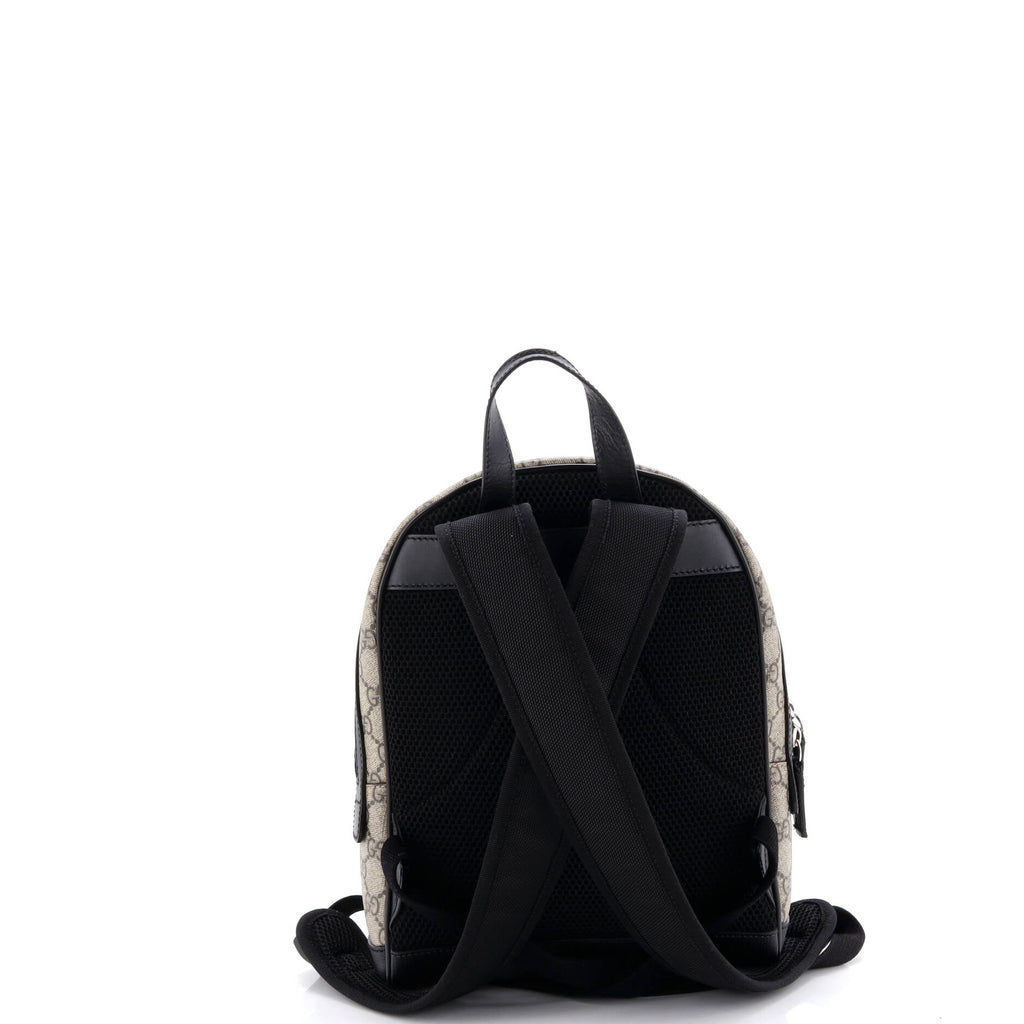 Zip Pocket Backpack GG Coated Canvas Small