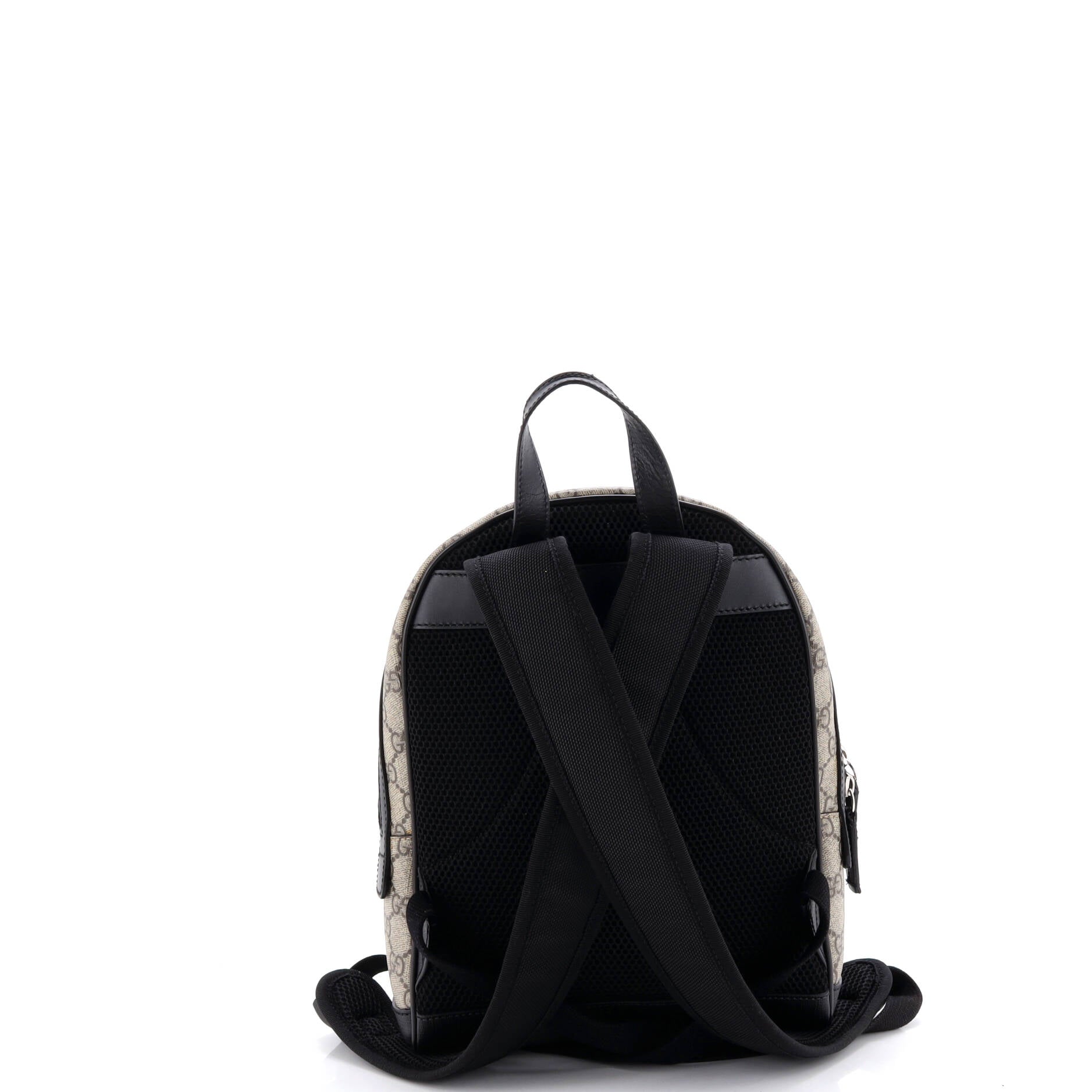 Zip Pocket Backpack GG Coated Canvas Small