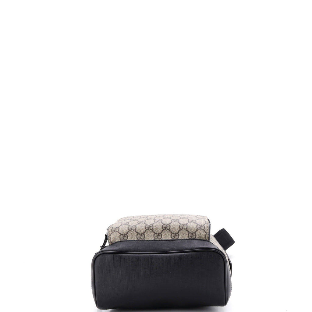 Zip Pocket Backpack GG Coated Canvas Small