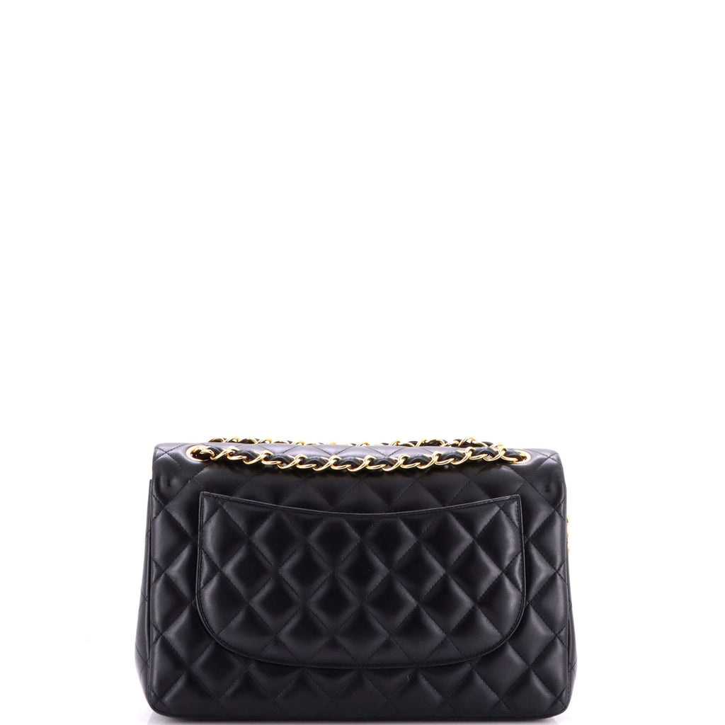 Classic Double Flap Bag Quilted Lambskin Jumbo