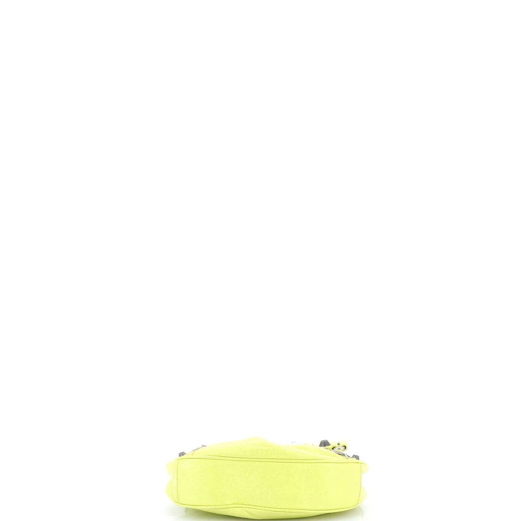 Le Cagole Giant Studs Shoulder Bag Leather XS