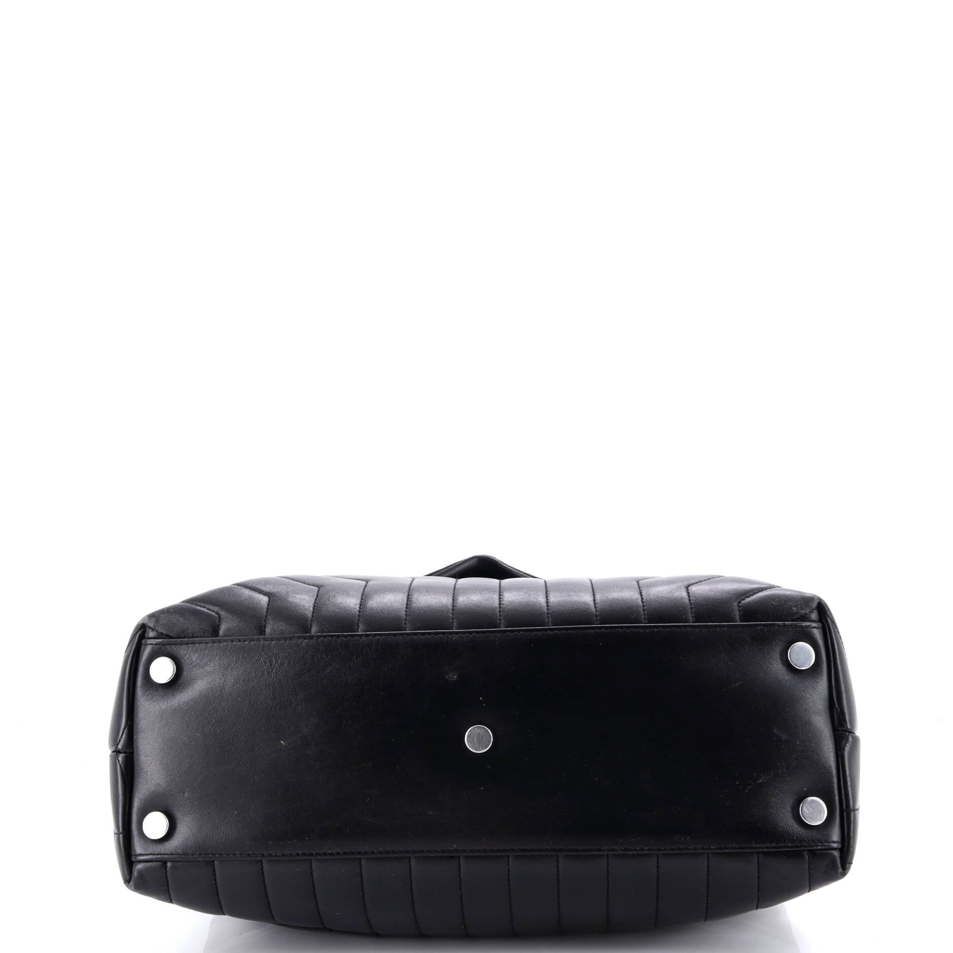 Loulou Shoulder Bag Matelasse Chevron Leather Large
