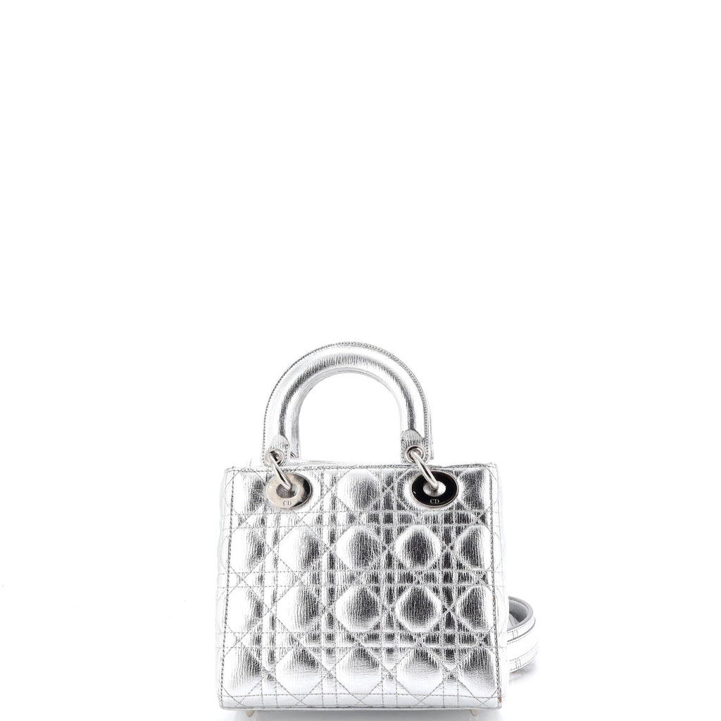 My ABCDior Lady Dior Bag Metallic Cannage Quilt Leather