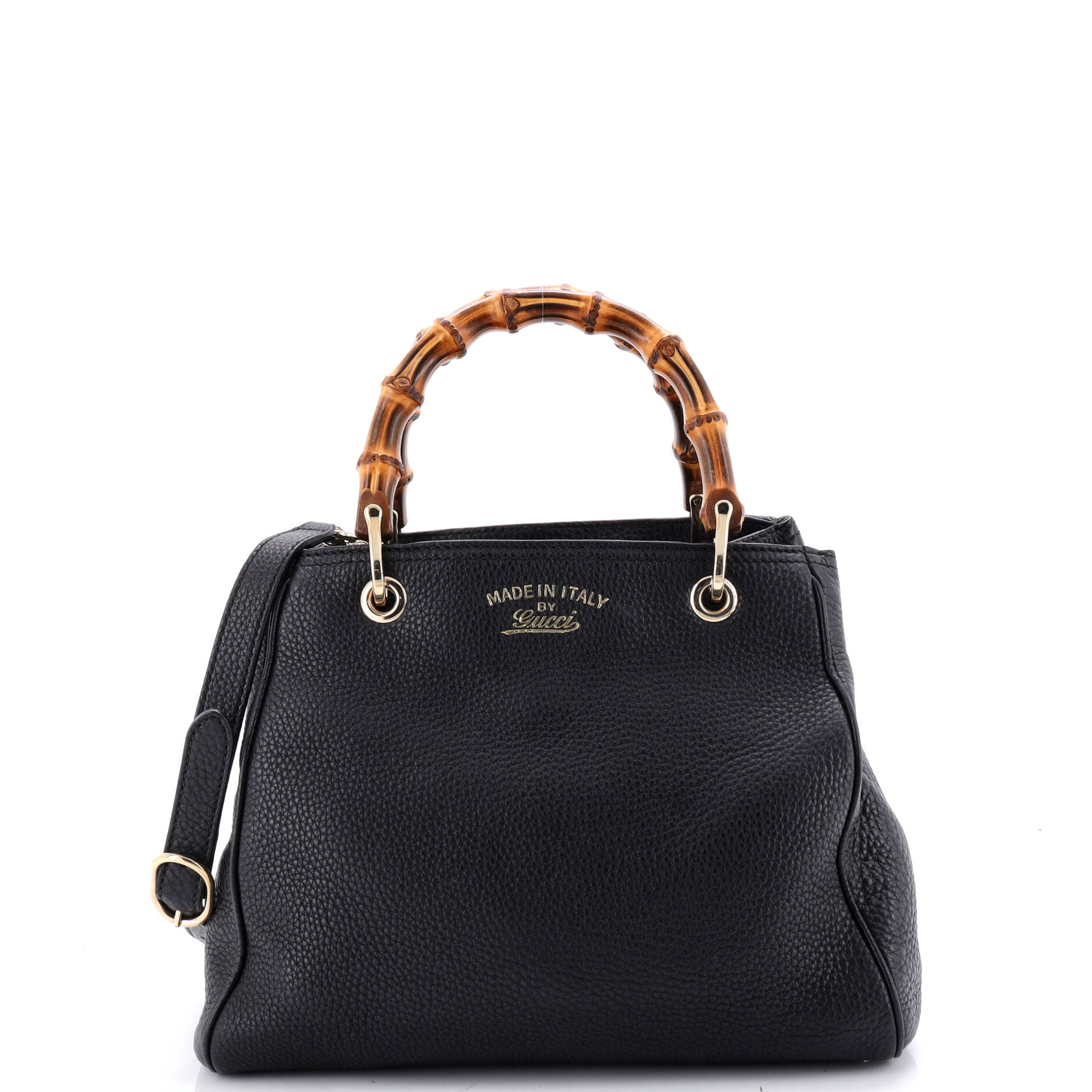 Bamboo Shopper Tote Leather Small