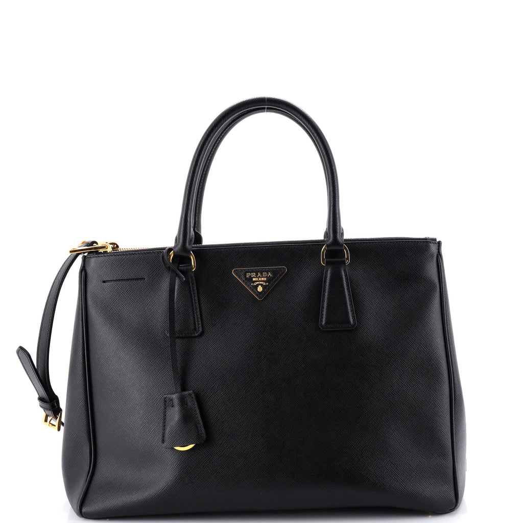 Galleria Double Zip Tote Saffiano Leather Large