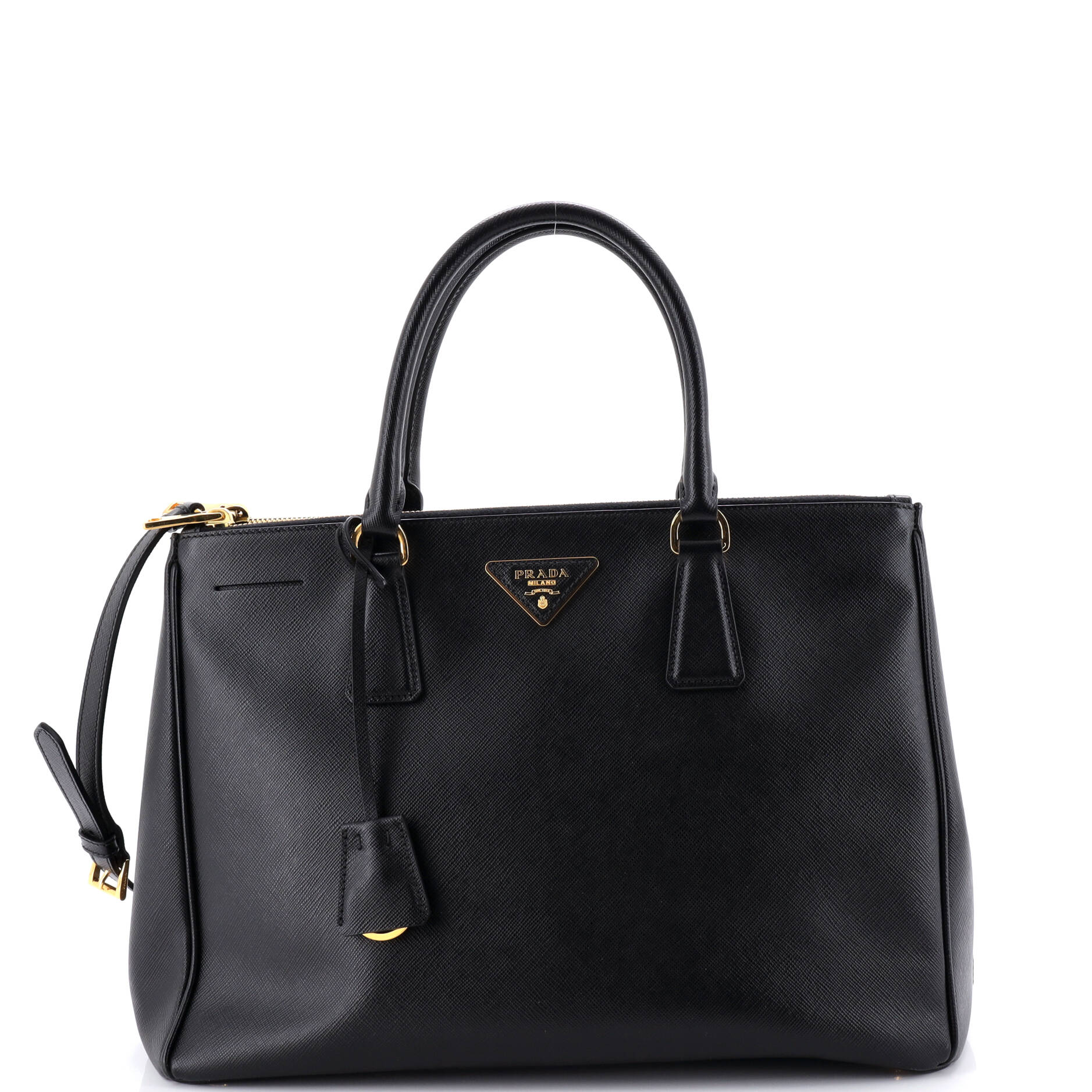 Galleria Double Zip Tote Saffiano Leather Large