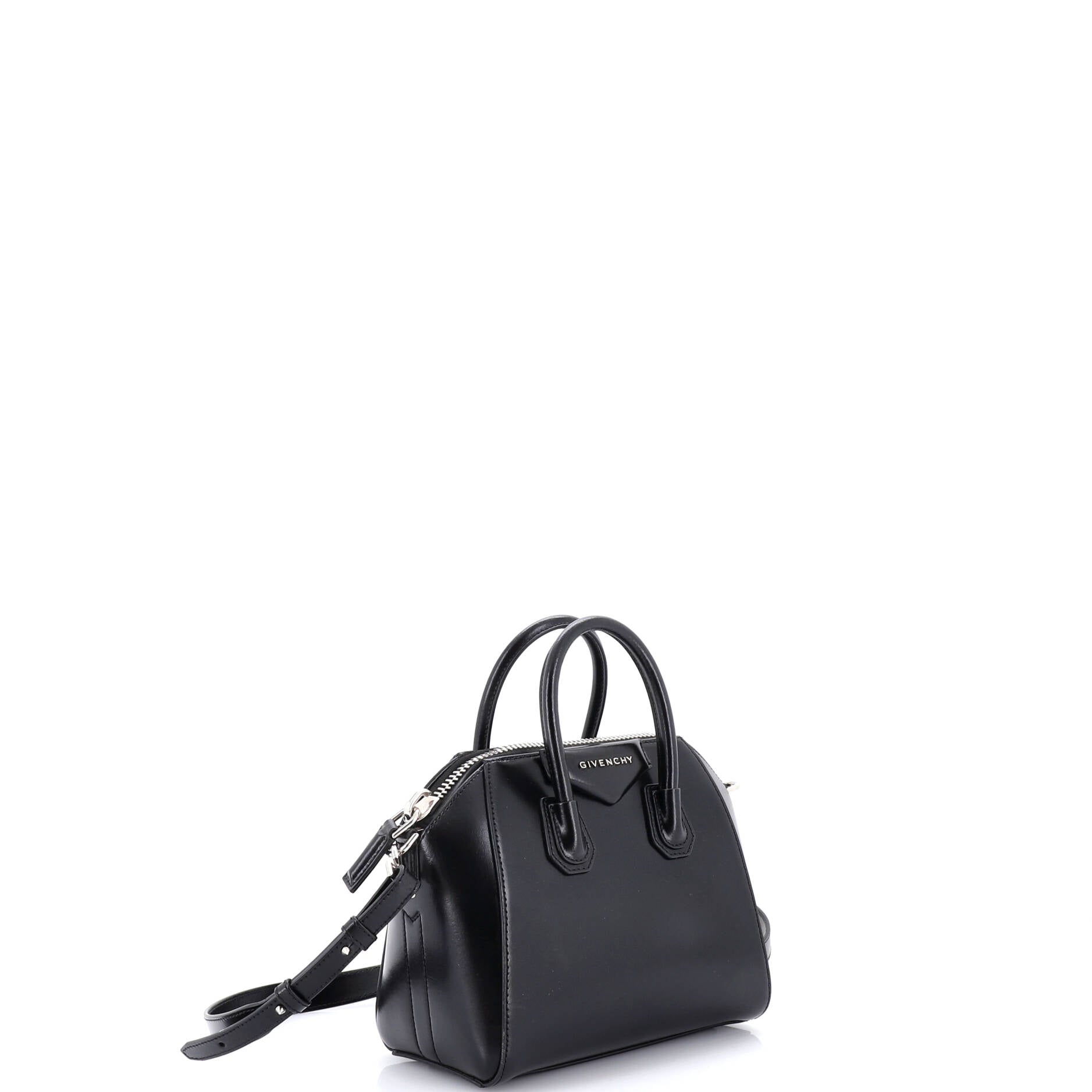 Antigona Bag Glazed Leather Mini