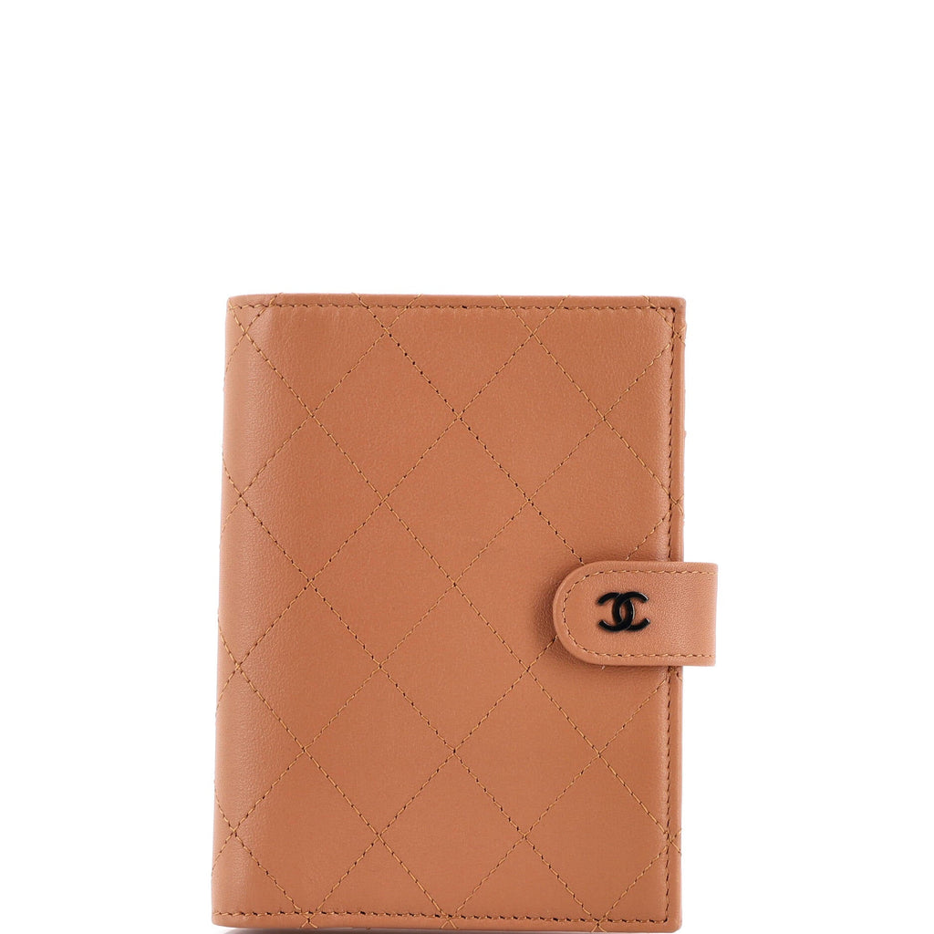 CC Passport Holder Stitched Calfskin