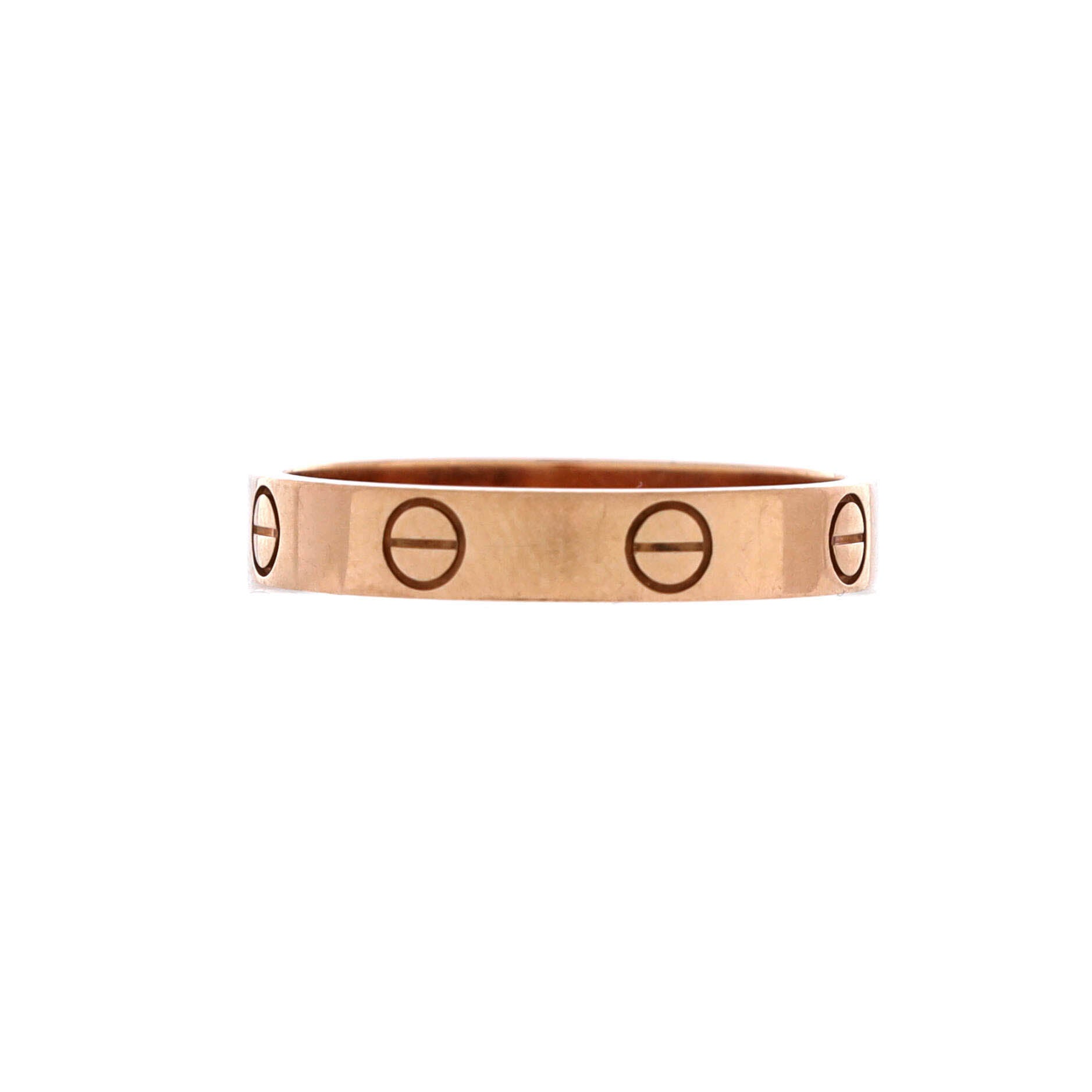 Love Wedding Band Ring 18K Rose Gold