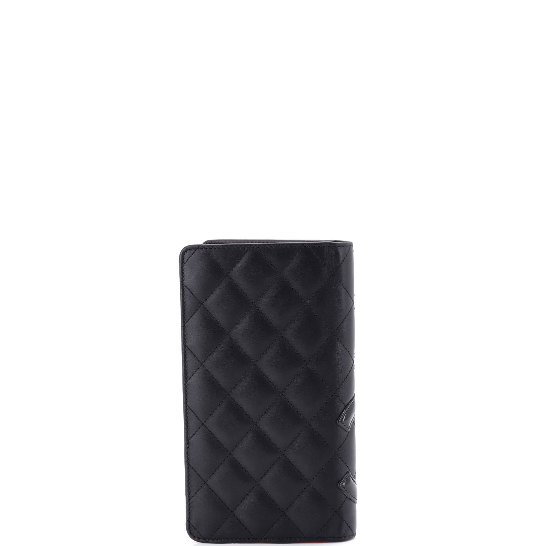 Cambon Bifold Wallet Quilted Lambskin Long