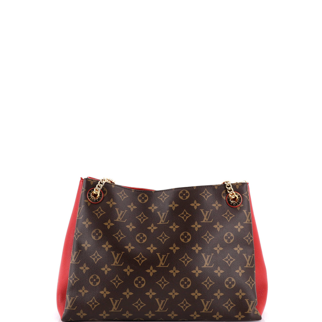 Surene Handbag Monogram Canvas with Leather MM