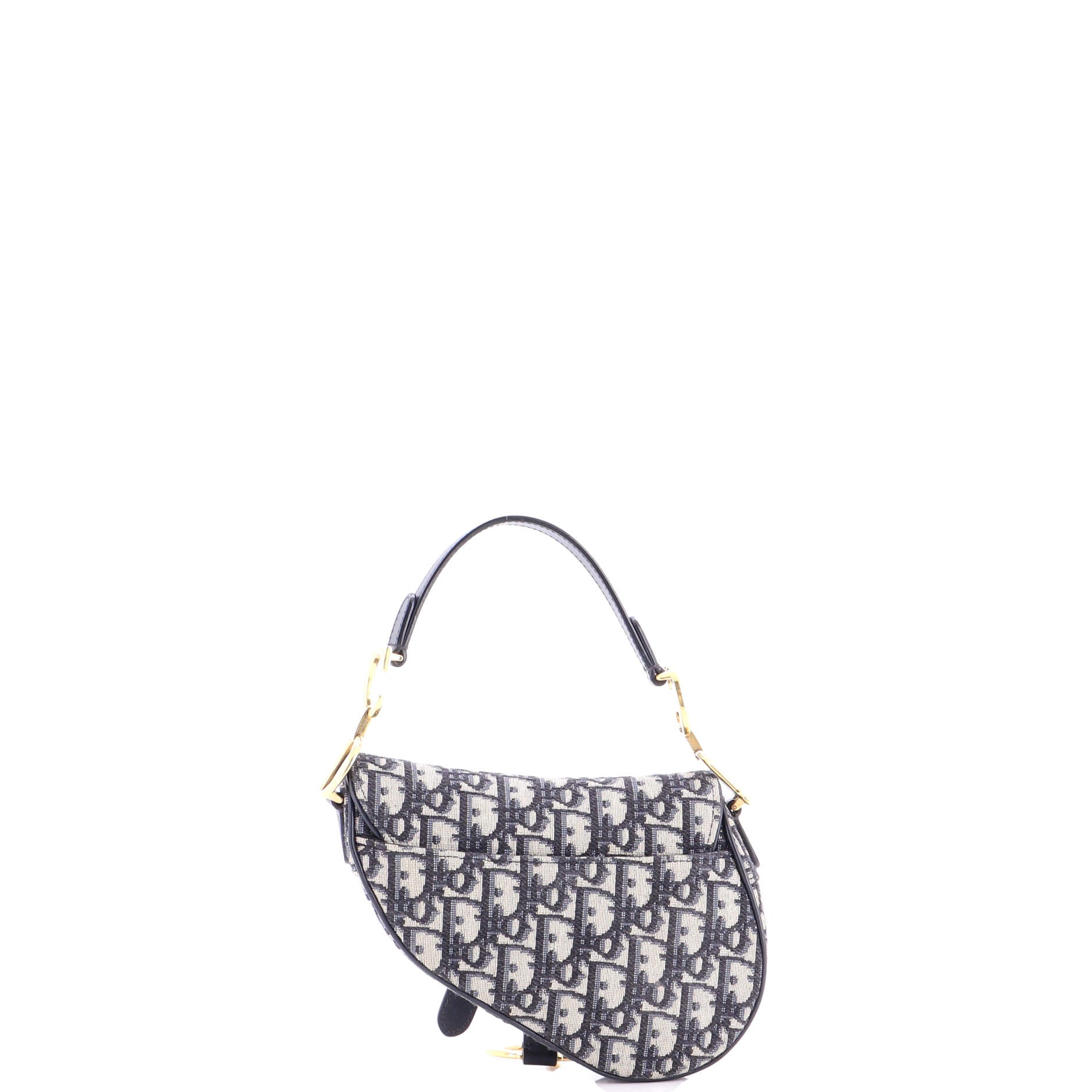 Saddle Handbag Oblique Canvas Mini