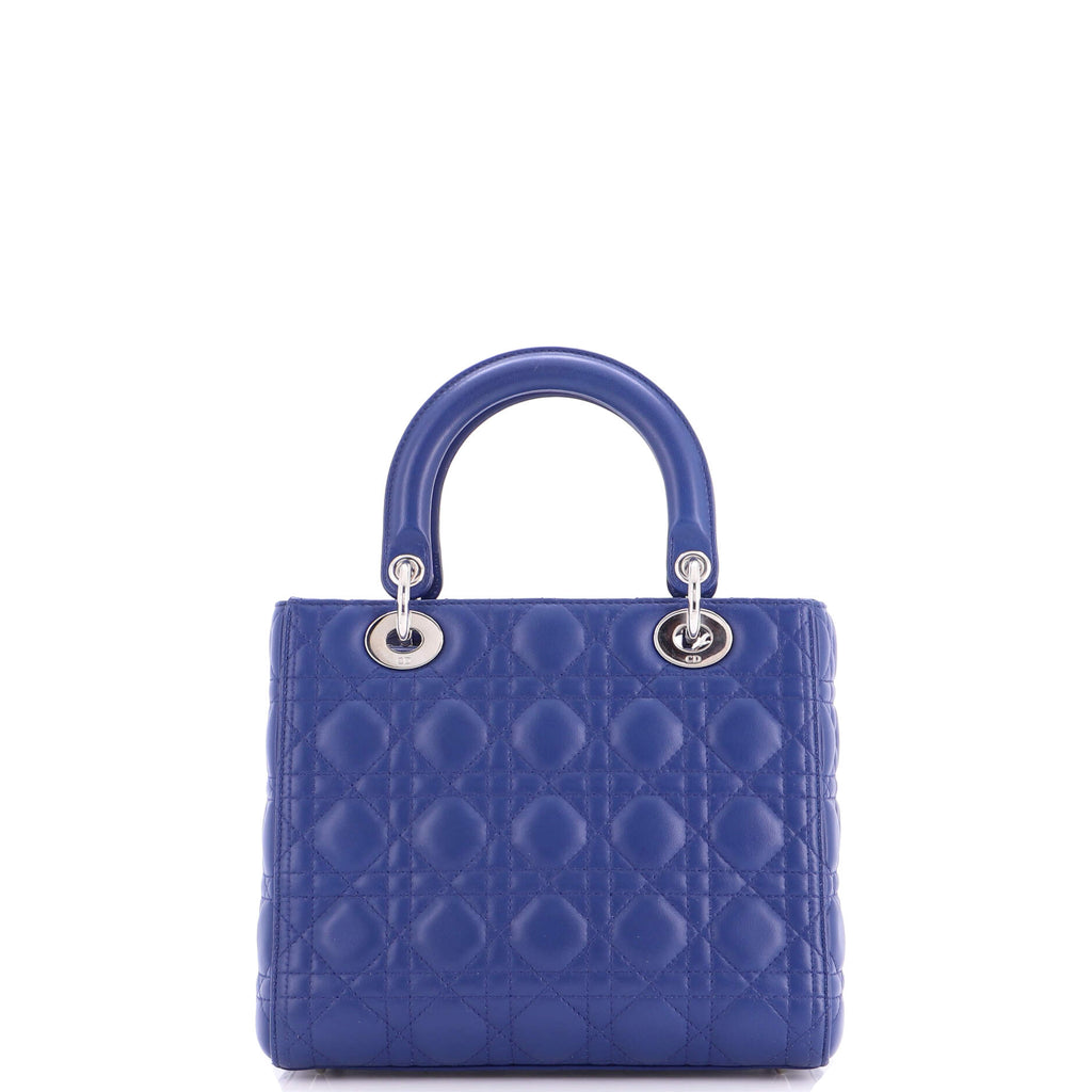 Lady Dior Bag Cannage Quilt Lambskin Medium