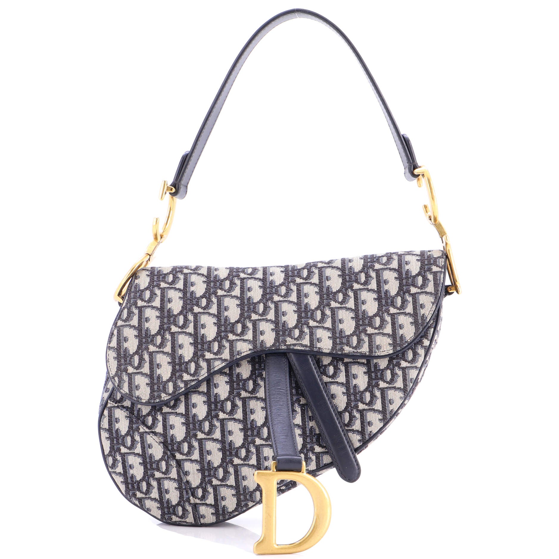 Saddle Handbag Oblique Canvas Medium