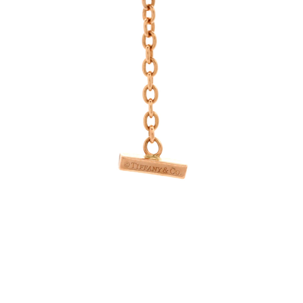 T Smile Chain Bracelet 18K Rose Gold Medium