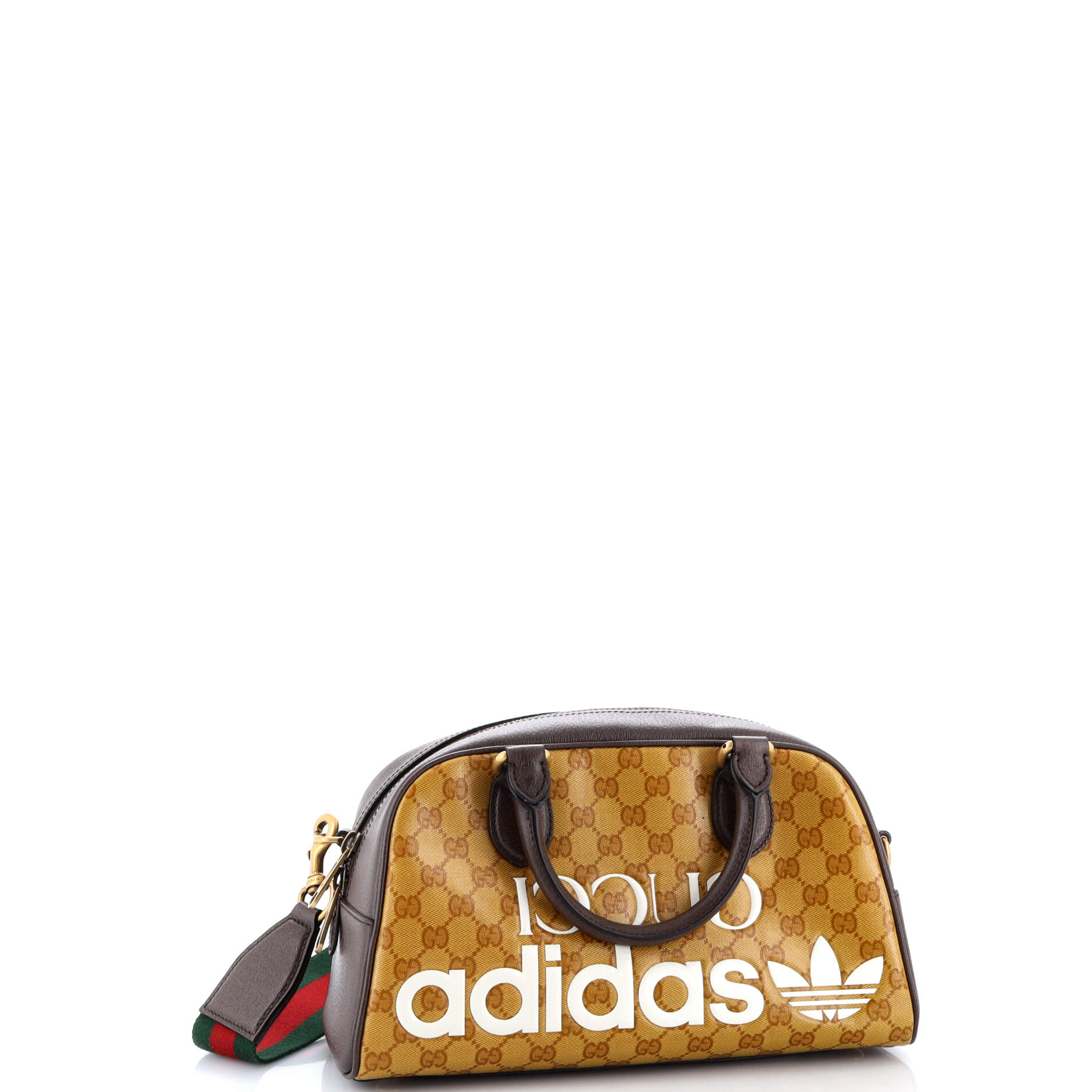 x adidas Duffle Bag GG Coated Canvas Mini