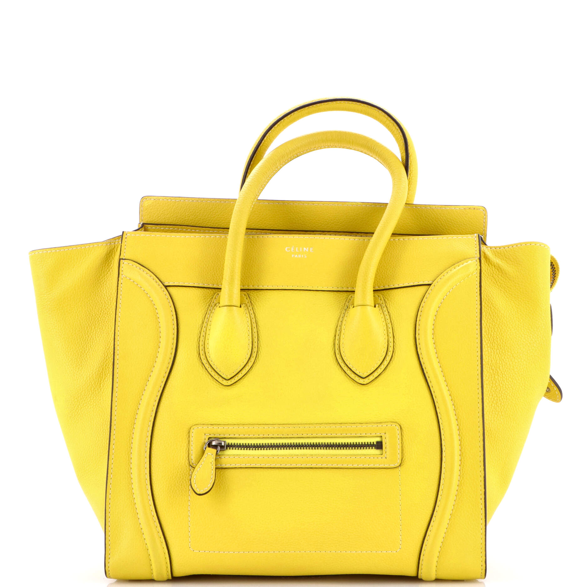 Luggage Bag Grainy Leather Mini