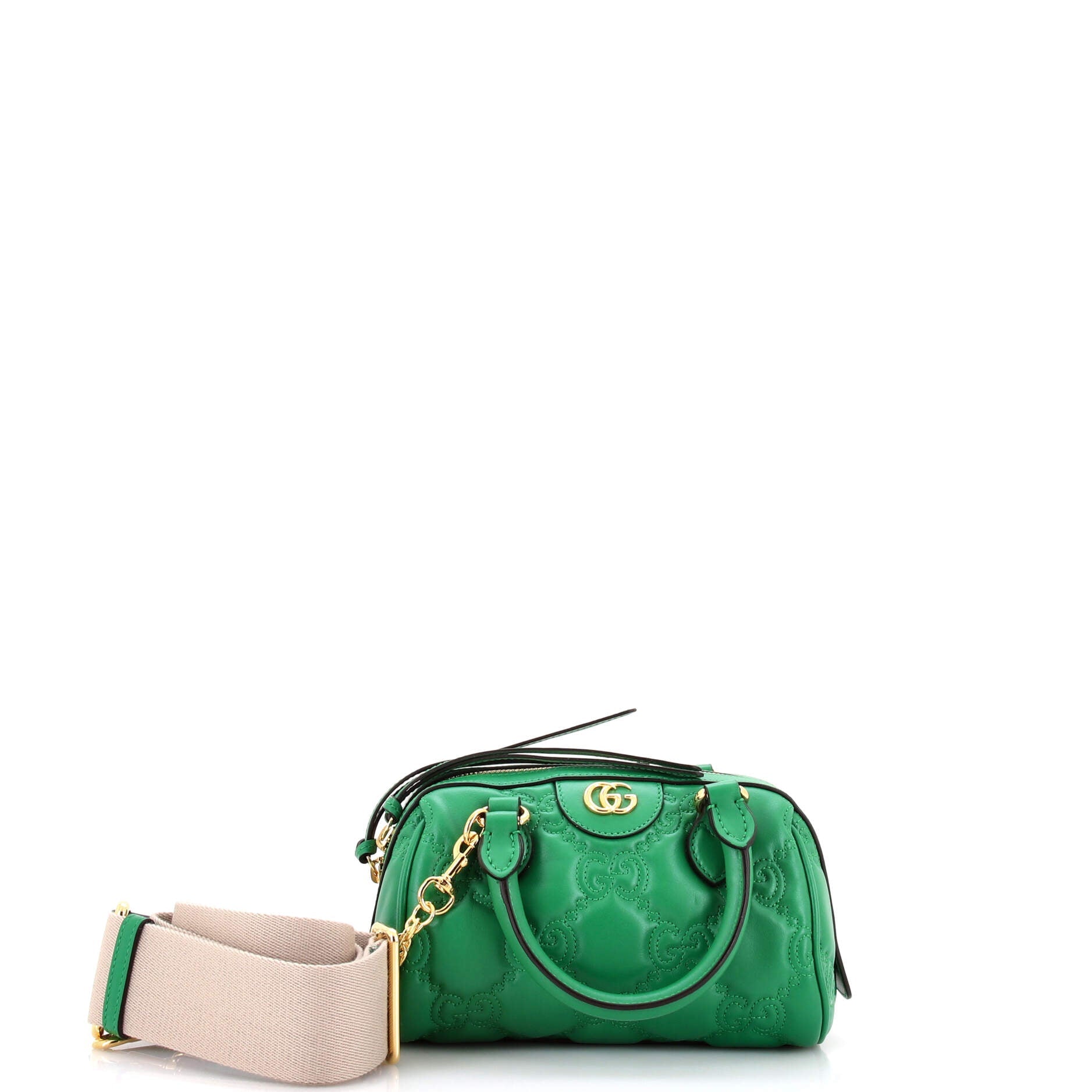Ophidia Convertible Boston Top Handle Bag GG Matelasse Leather Mini