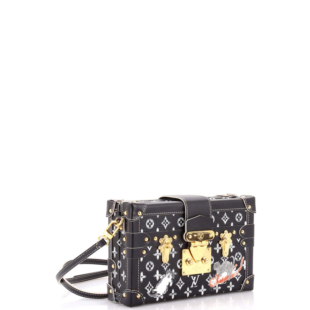 Petite Malle Handbag Limited Edition Grace Coddington Catogram Canvas