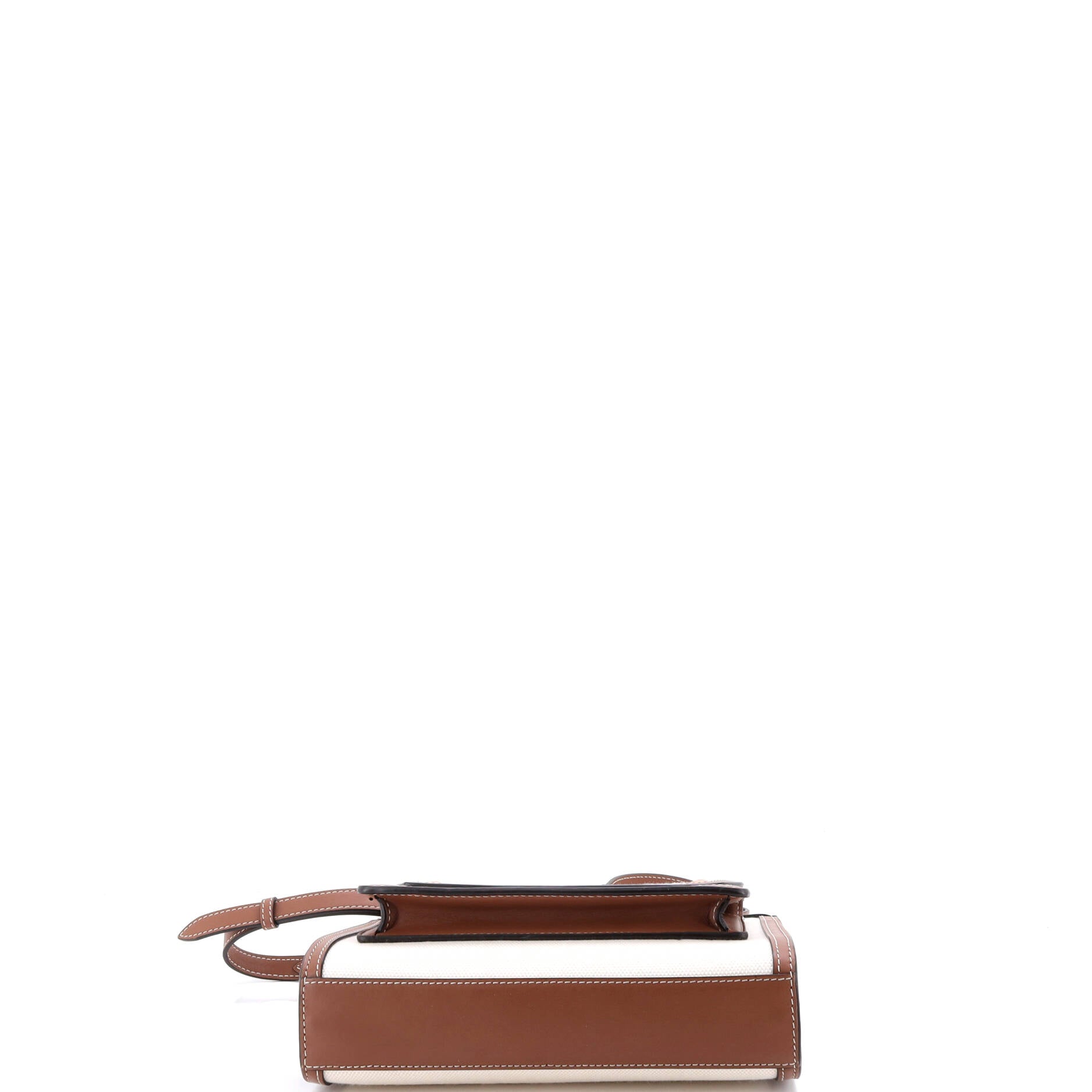 Logo Pocket Tote Canvas with Leather Mini