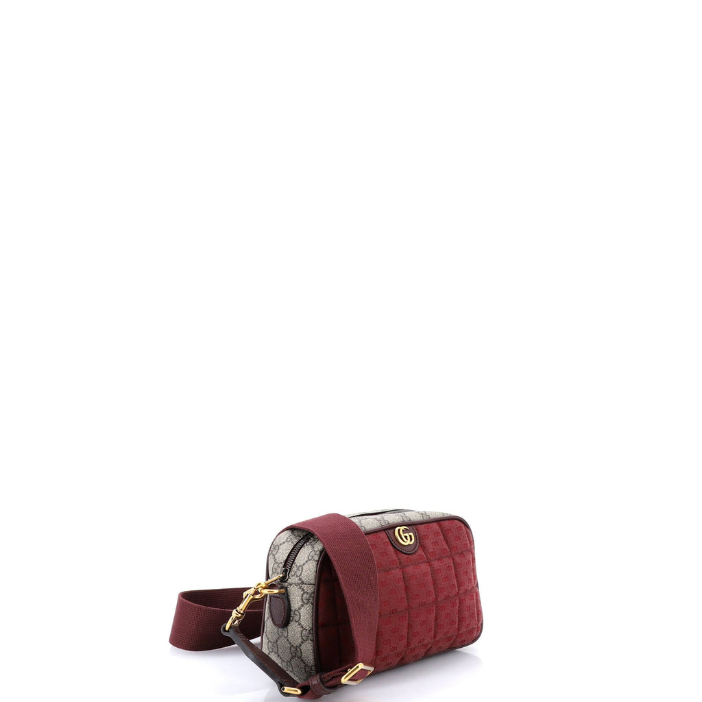 Zip Crossbody Bag GG Coated Canvas and Quilted Mini GG Canvas Small