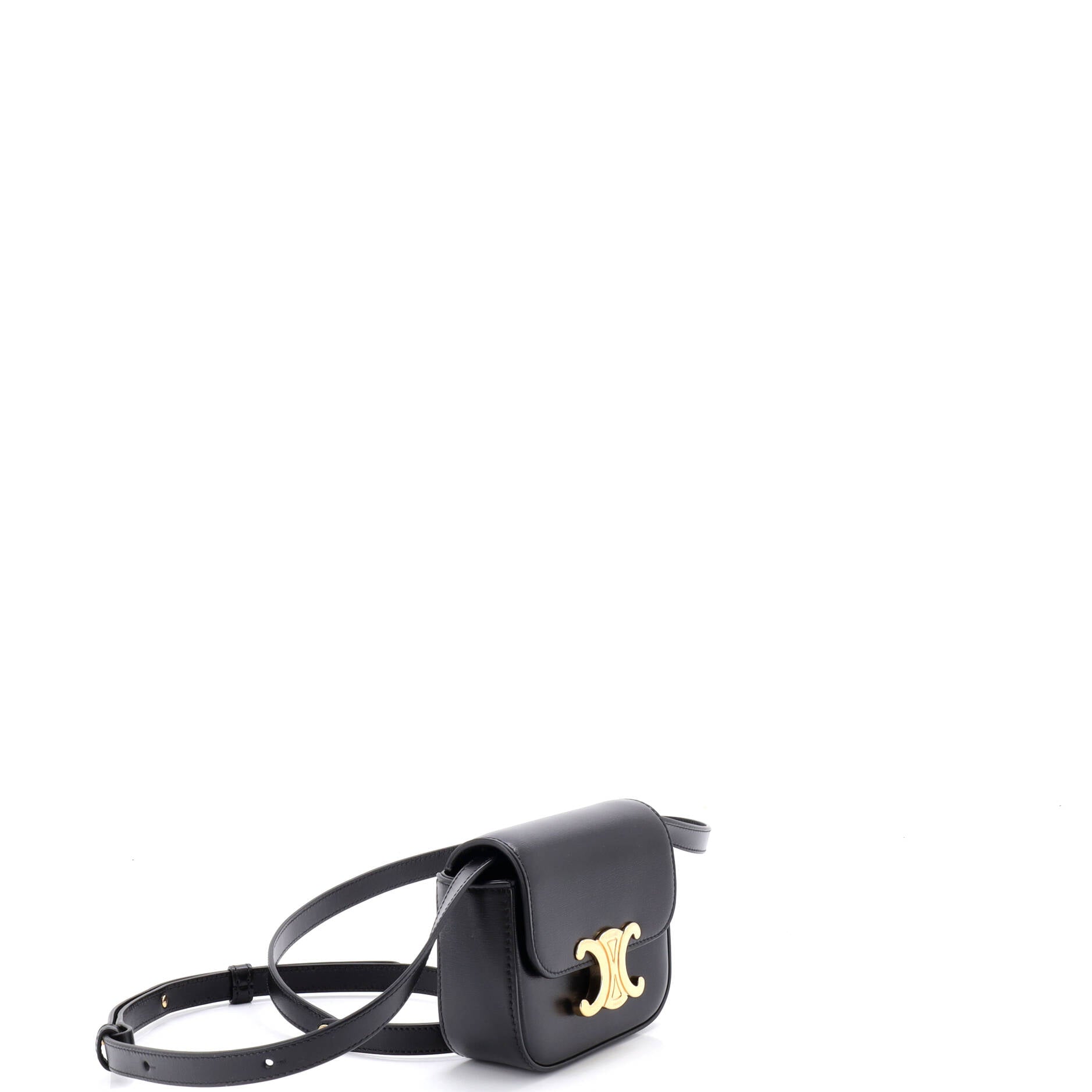 Triomphe Shoulder Bag Smooth Calfskin Mini