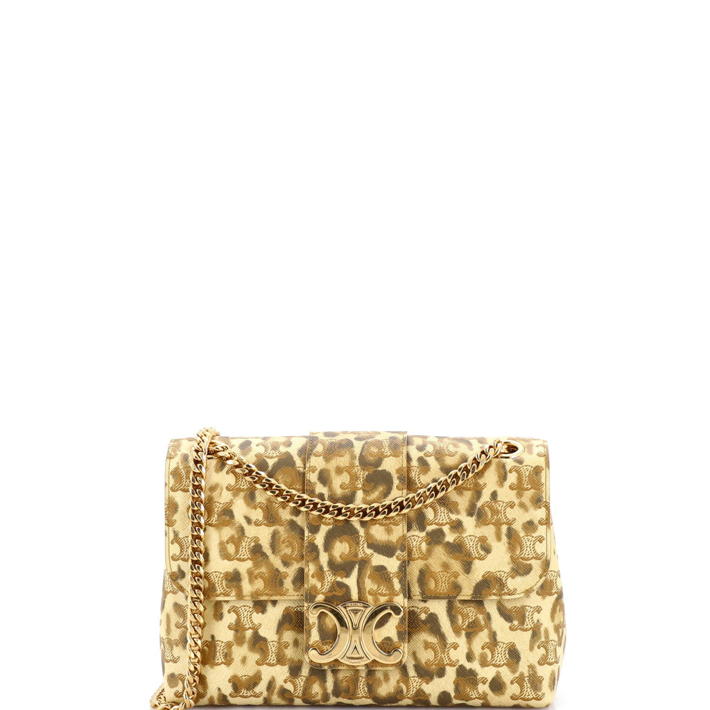 Victoire Flap Shoulder Bag Printed Triomphe Coated Canvas Medium