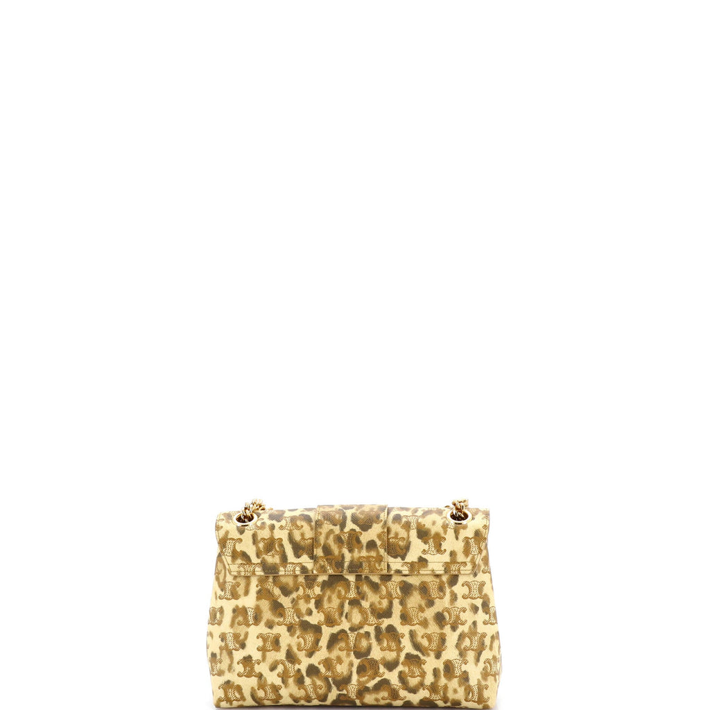 Victoire Flap Shoulder Bag Printed Triomphe Coated Canvas Medium