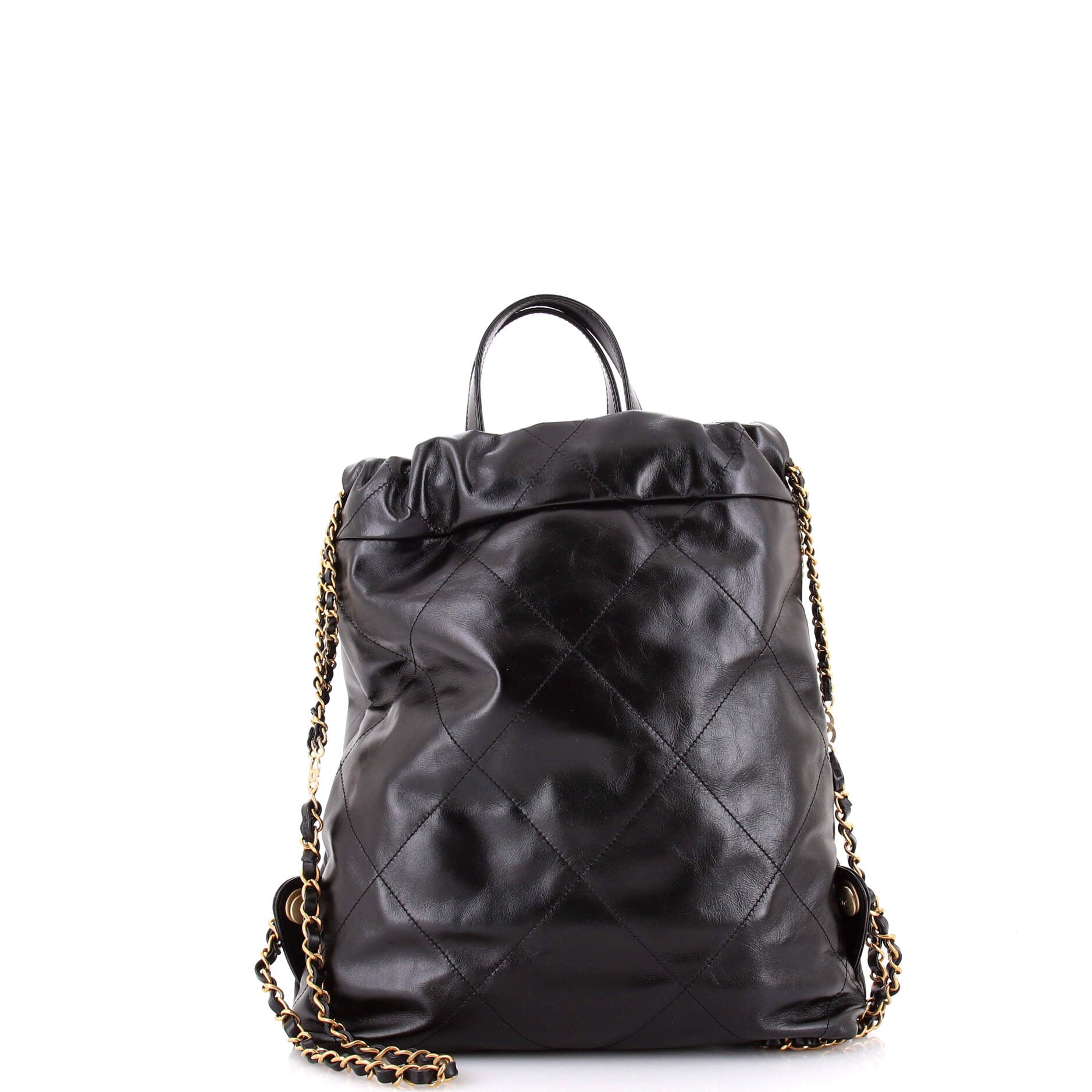 22 Chain Backpack Quilted Calfskin Medium