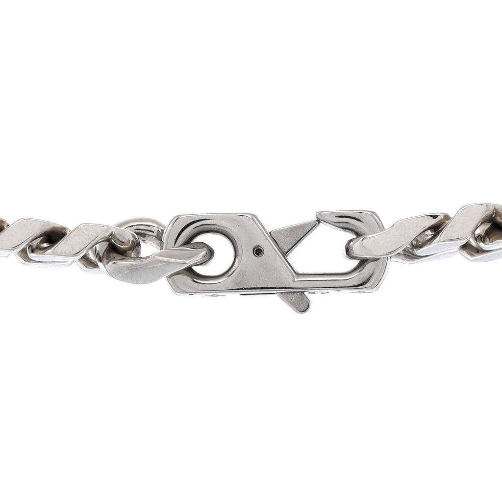 Mosaic Chain Necklace Metal with Enamel