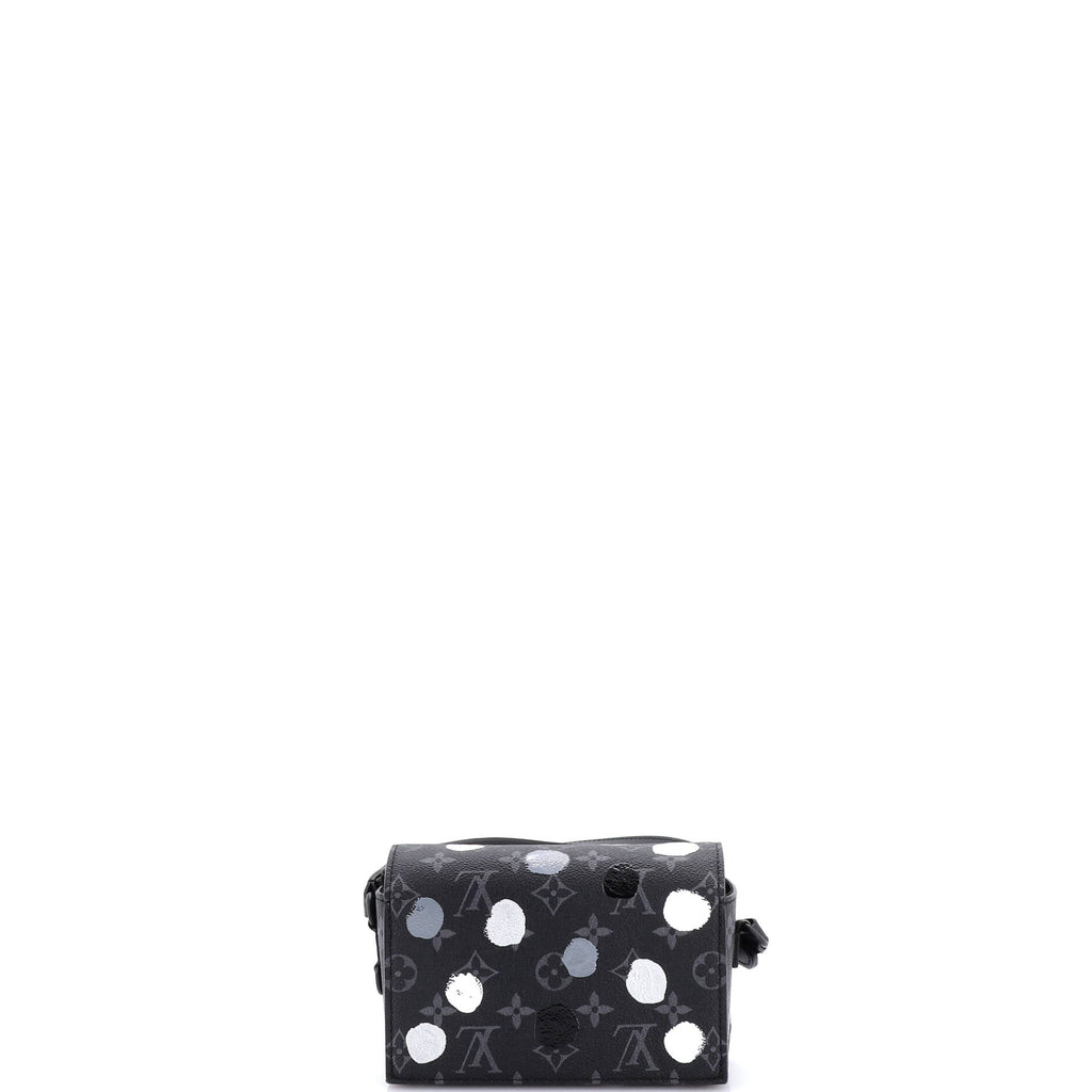 Steamer Wearable Wallet Yayoi Kusama Painted Dots Monogram Eclipse Canvas