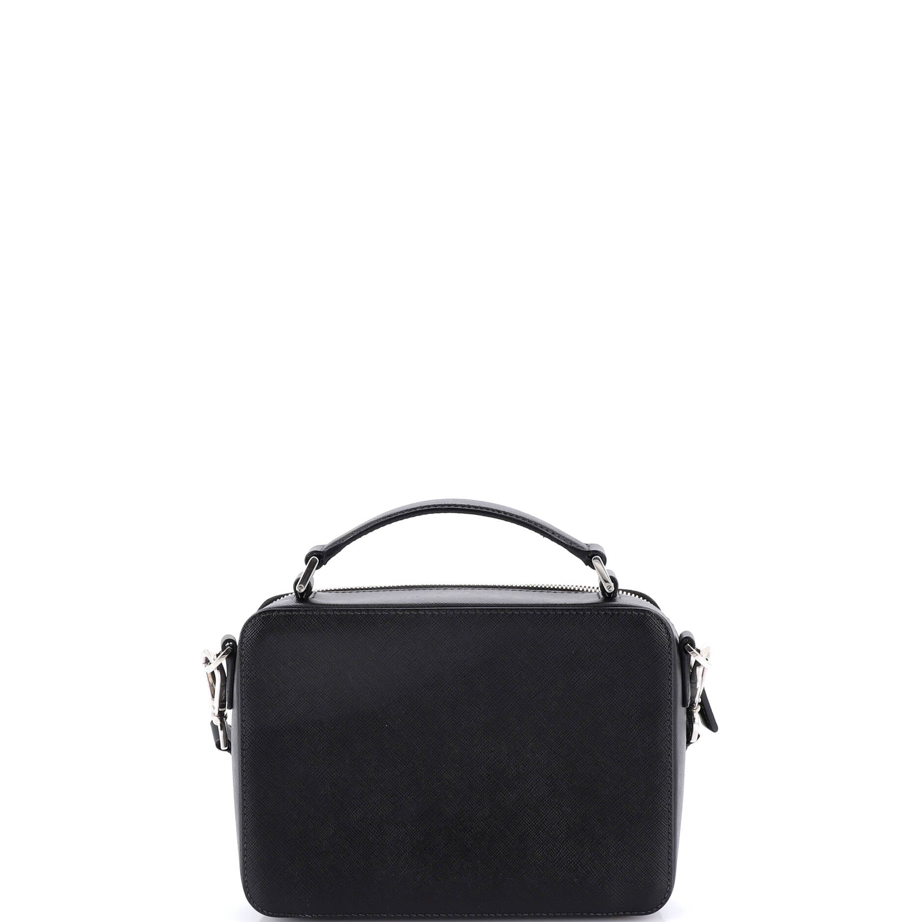 Brique Crossbody Bag Saffiano Leather Small
