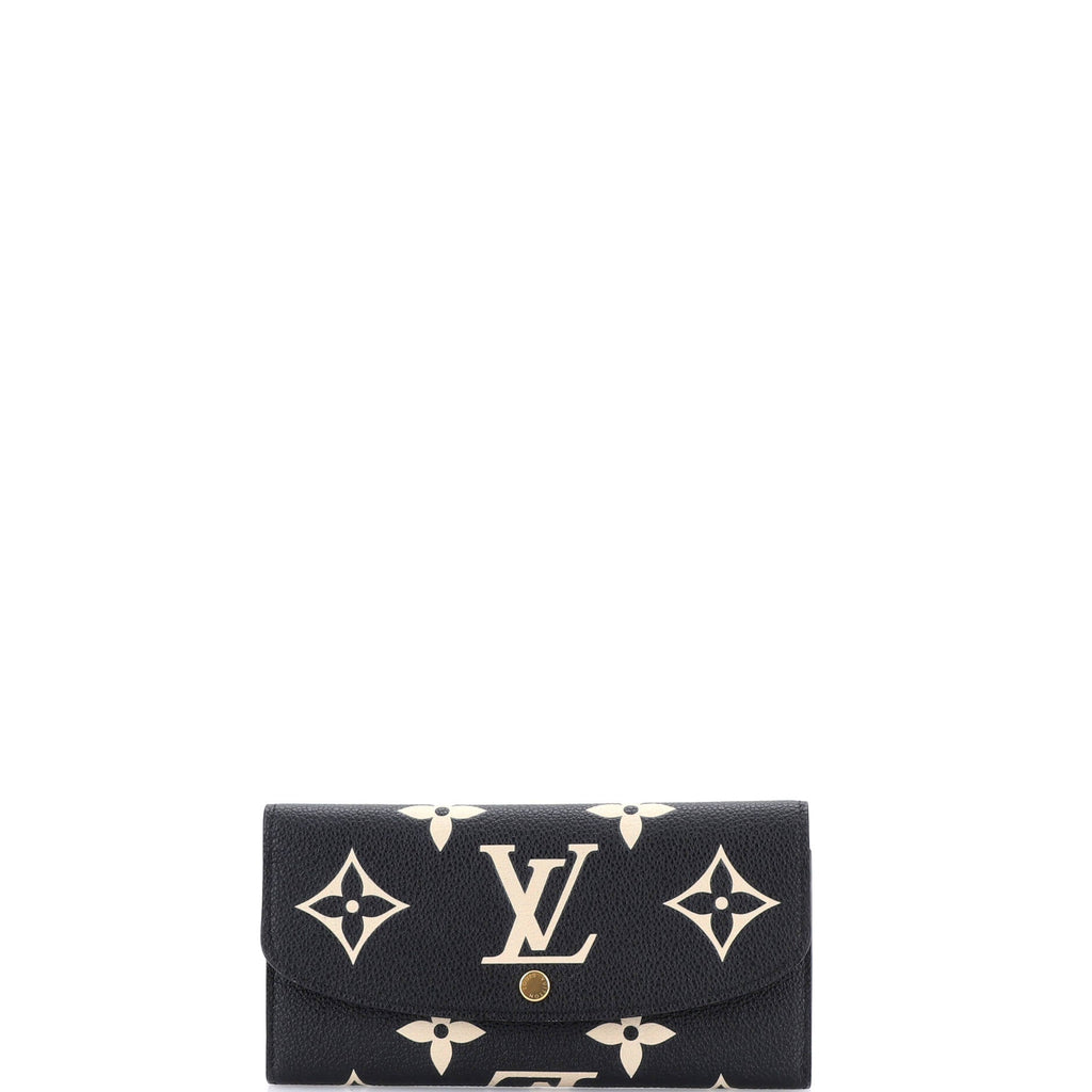 Emilie Wallet Bicolor Monogram Empreinte Giant