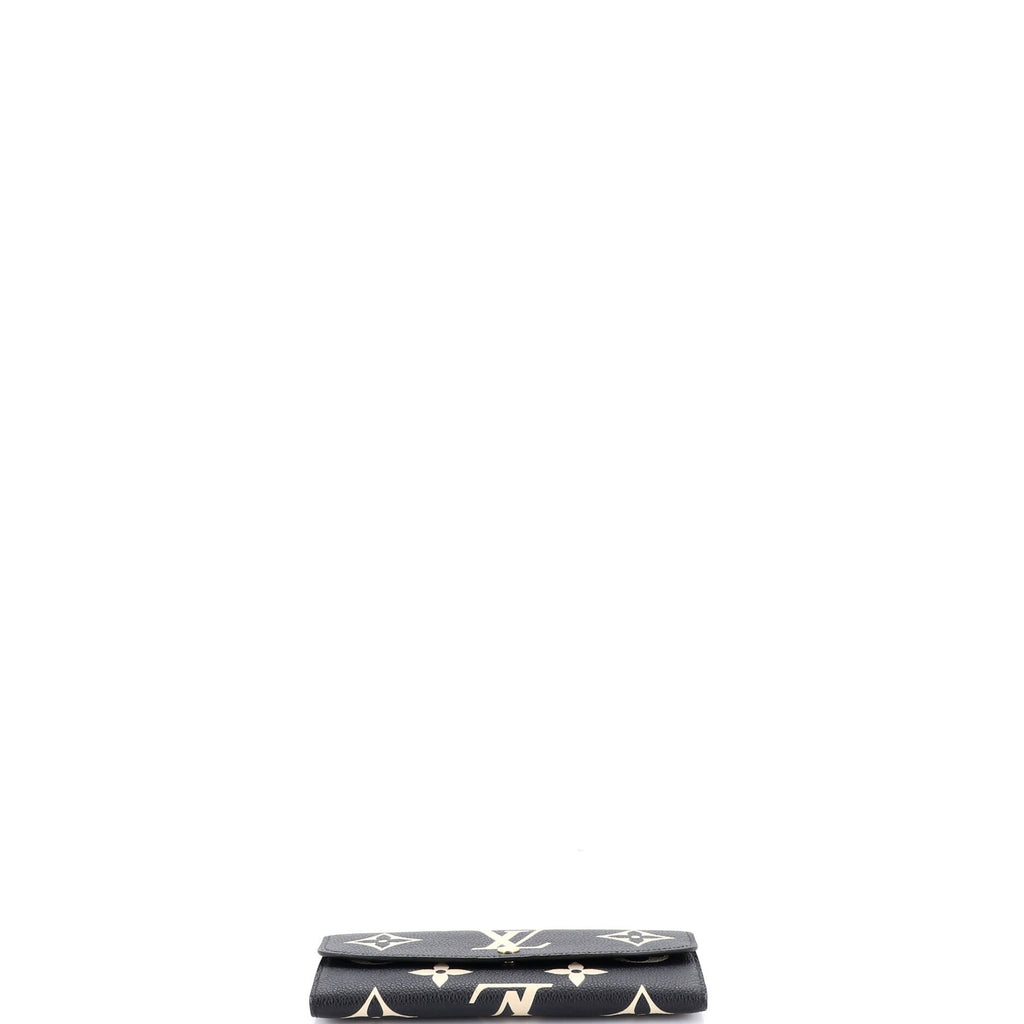 Emilie Wallet Bicolor Monogram Empreinte Giant