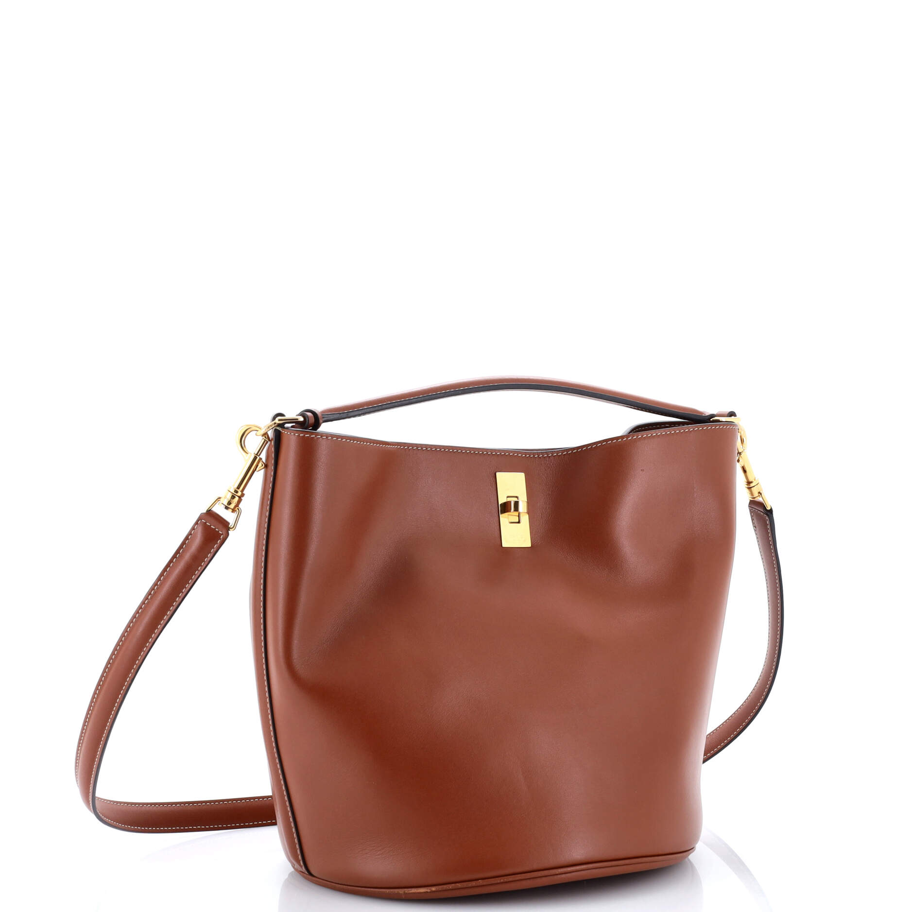 Bucket 16 Bag Leather