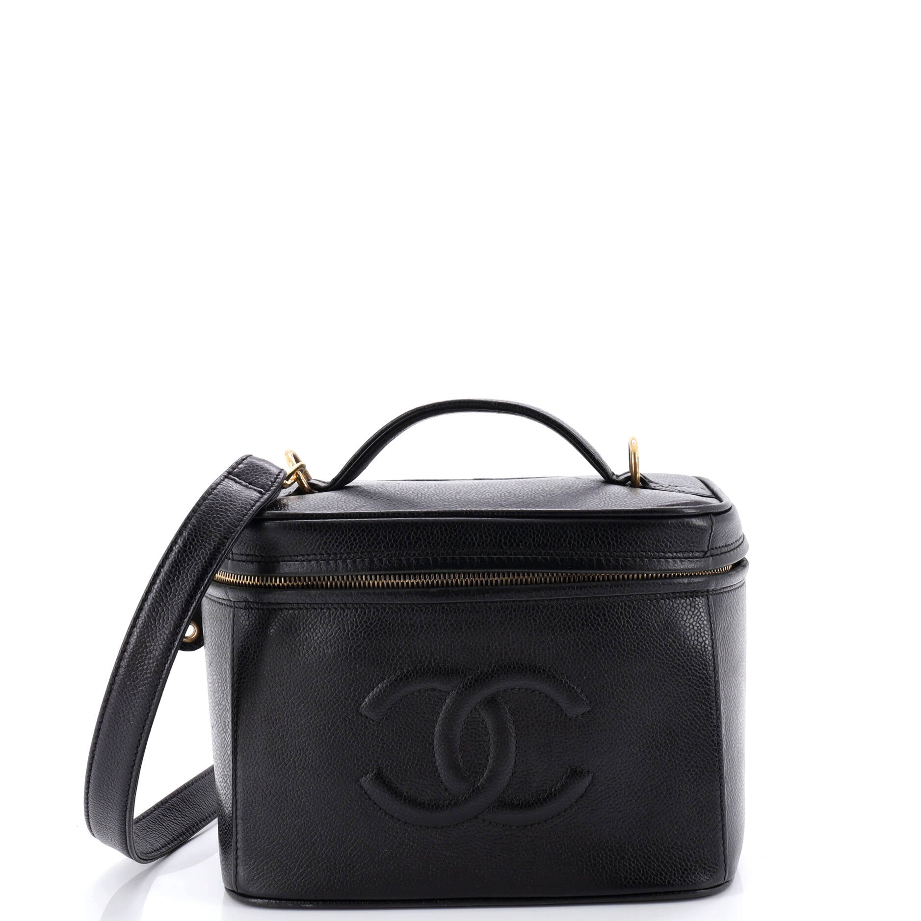 Vintage Timeless Vanity Case Caviar Small