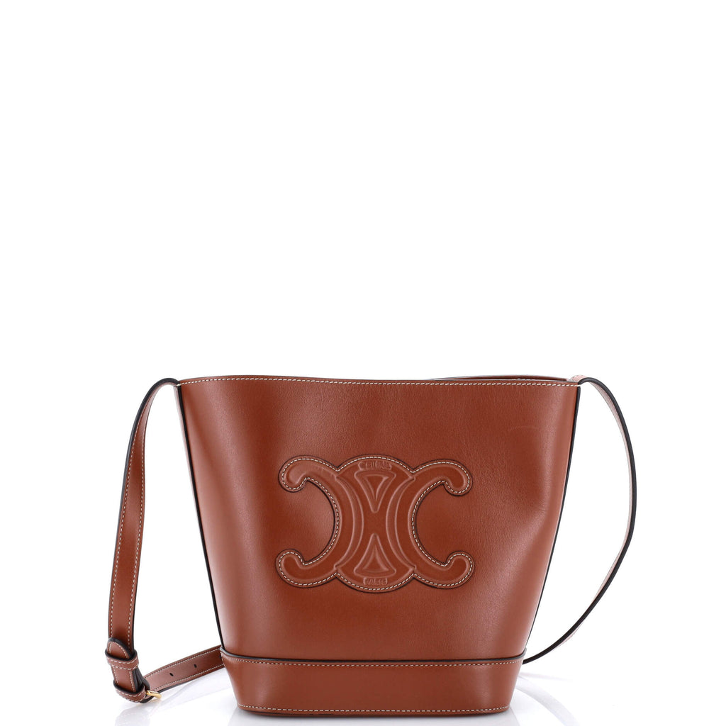 Cuir Triomphe Bucket Bag Leather Small