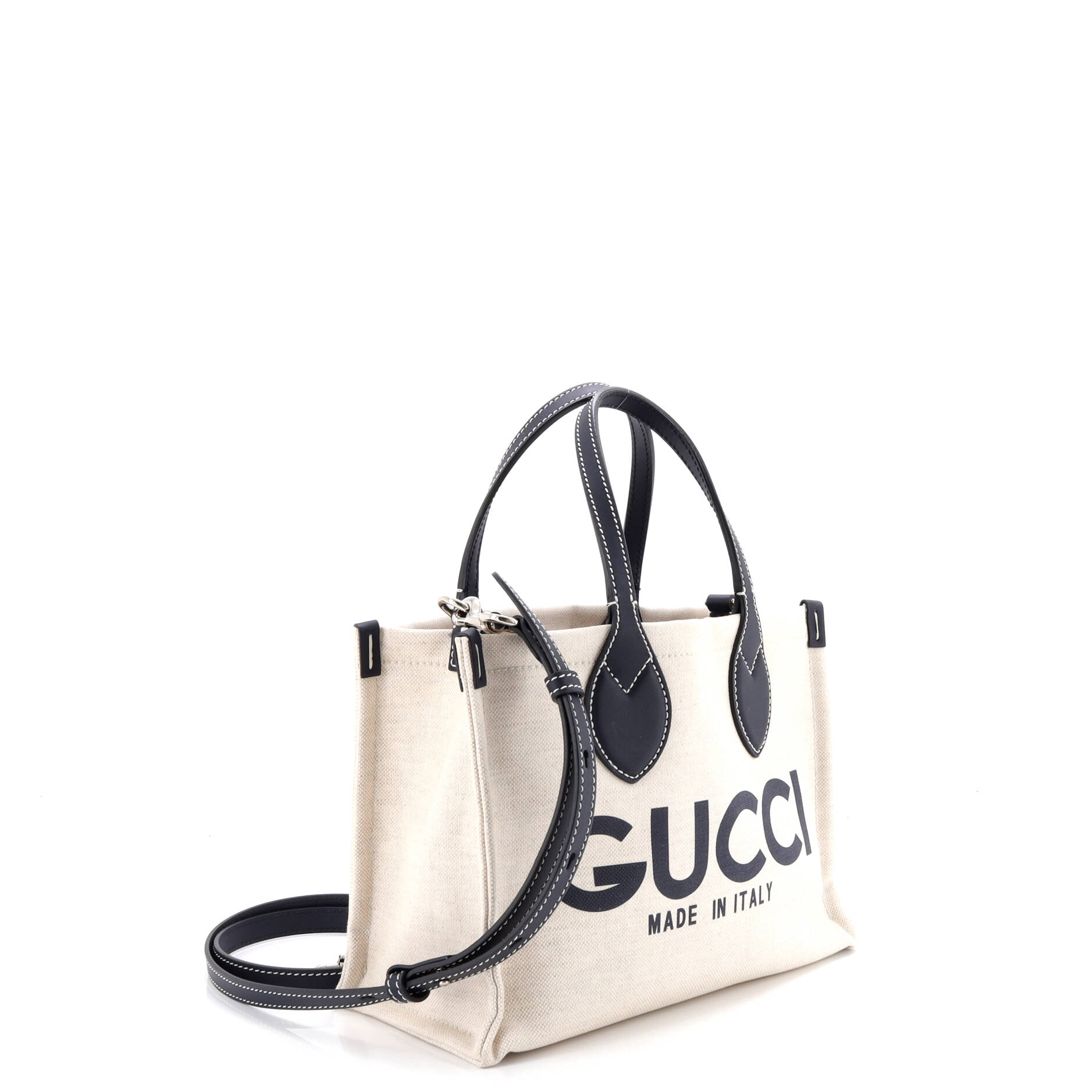 Logo Shopper Tote Printed Canvas Small