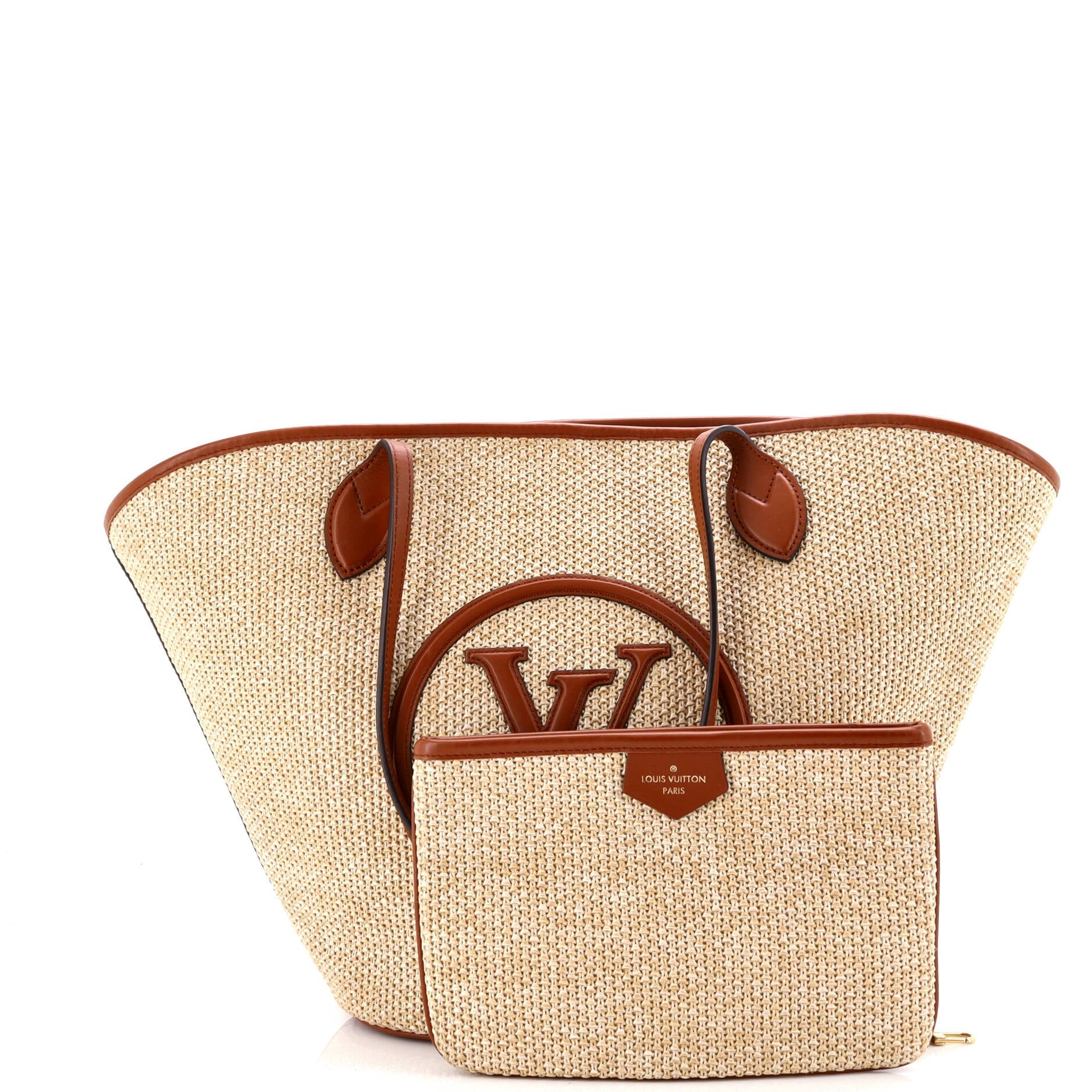Saint Jacques NM Handbag Raffia and Leather
