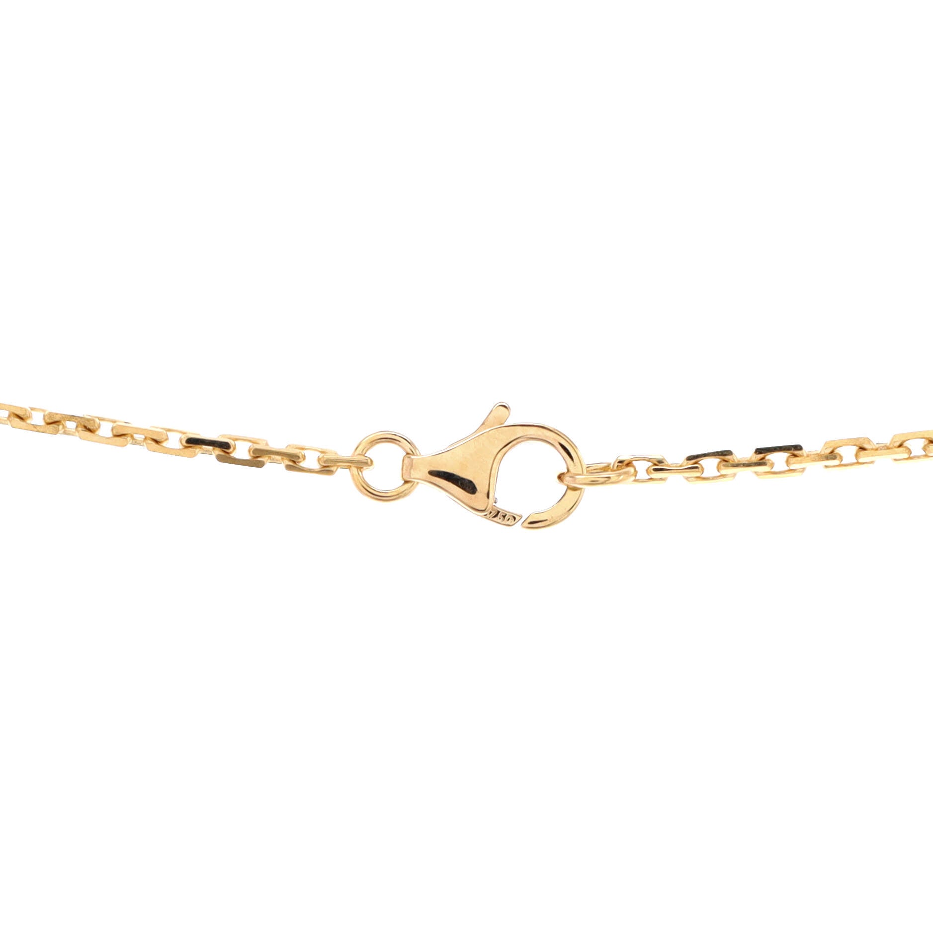 Love Interlocking Necklace 18K Yellow Gold and Diamonds
