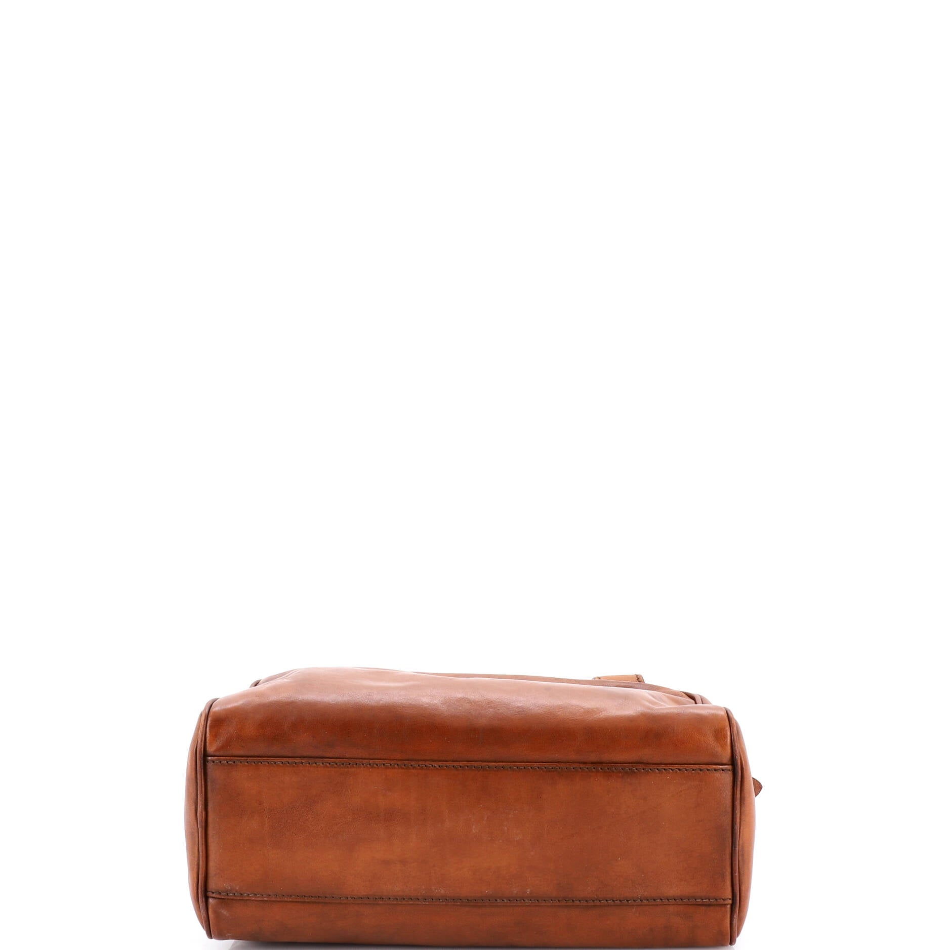 Zip Top Handle Bauletto Bag Calfskin