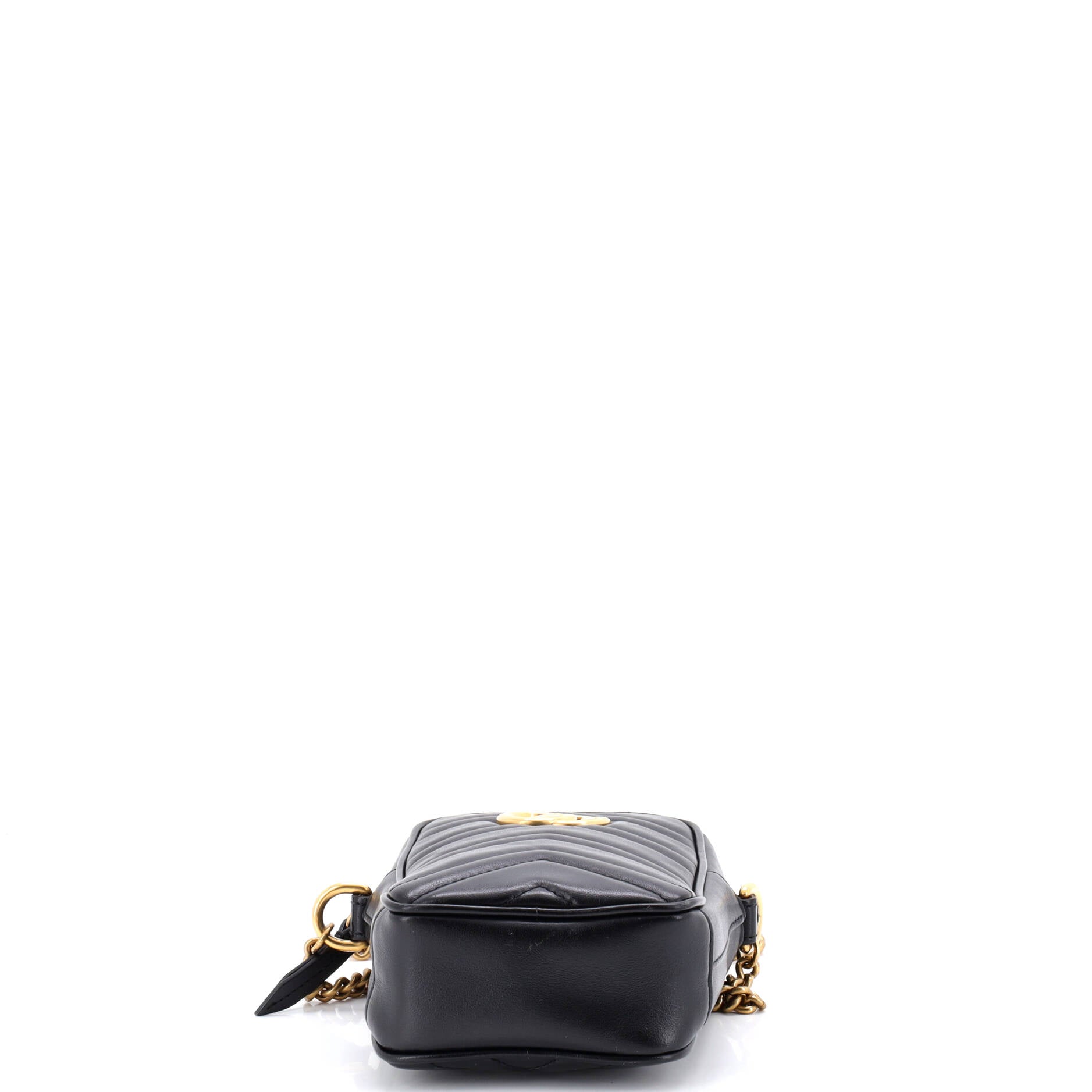 GG Marmont Vertical Phone Crossbody Bag Matelasse Leather Mini