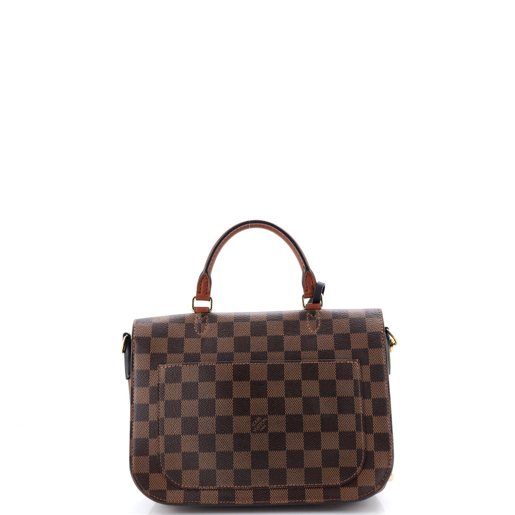 Beaumarchais Handbag Damier with Leather