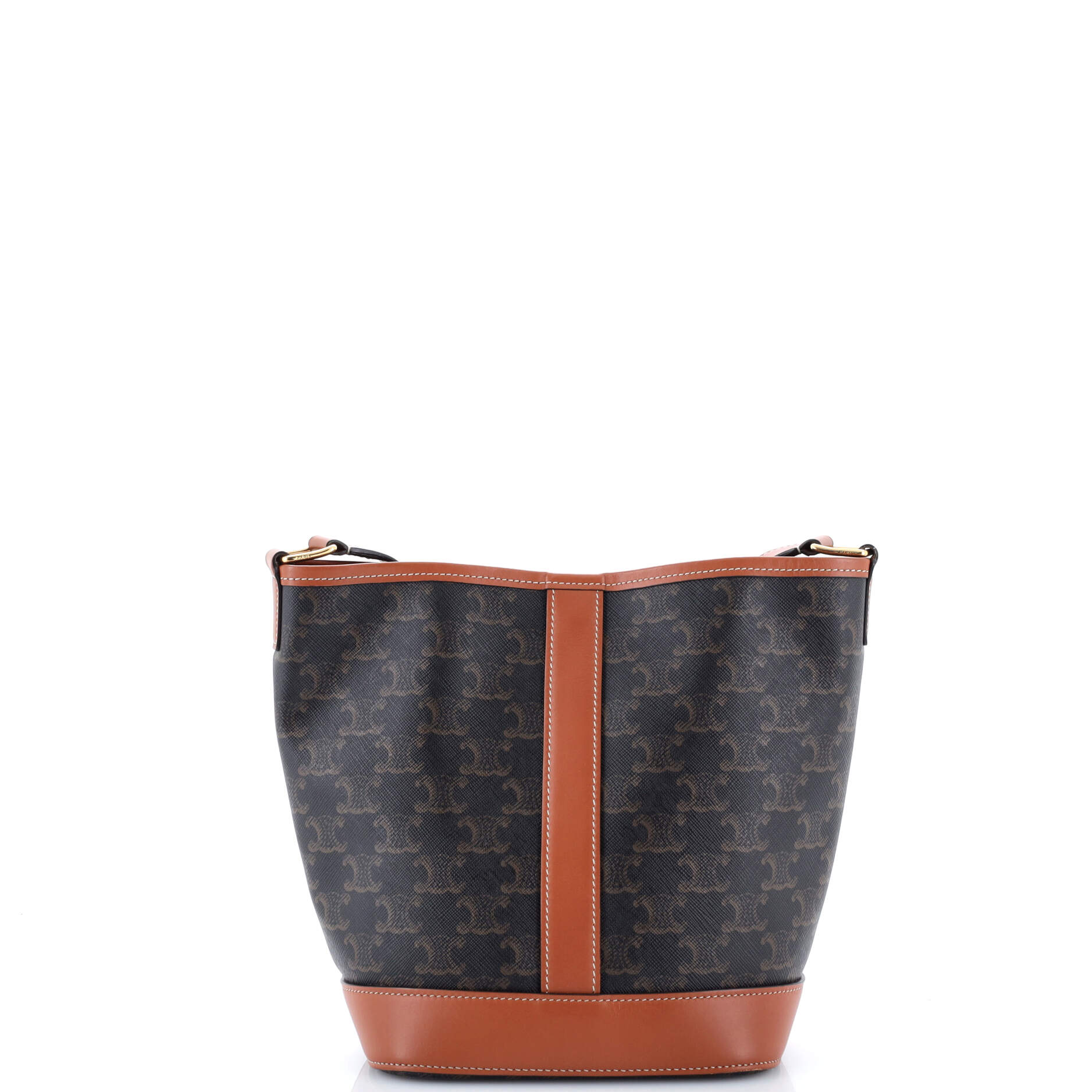 Bucket Bag Triomphe Coated Canvas Small