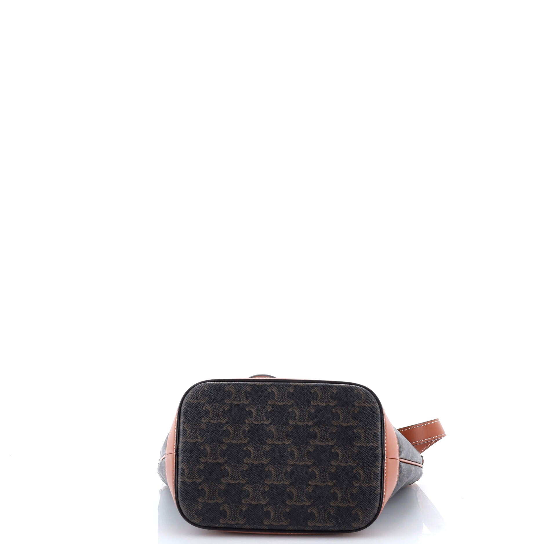 Bucket Bag Triomphe Coated Canvas Small