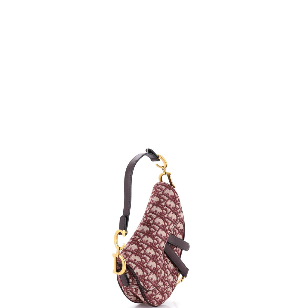 Saddle Handbag Oblique Canvas Mini