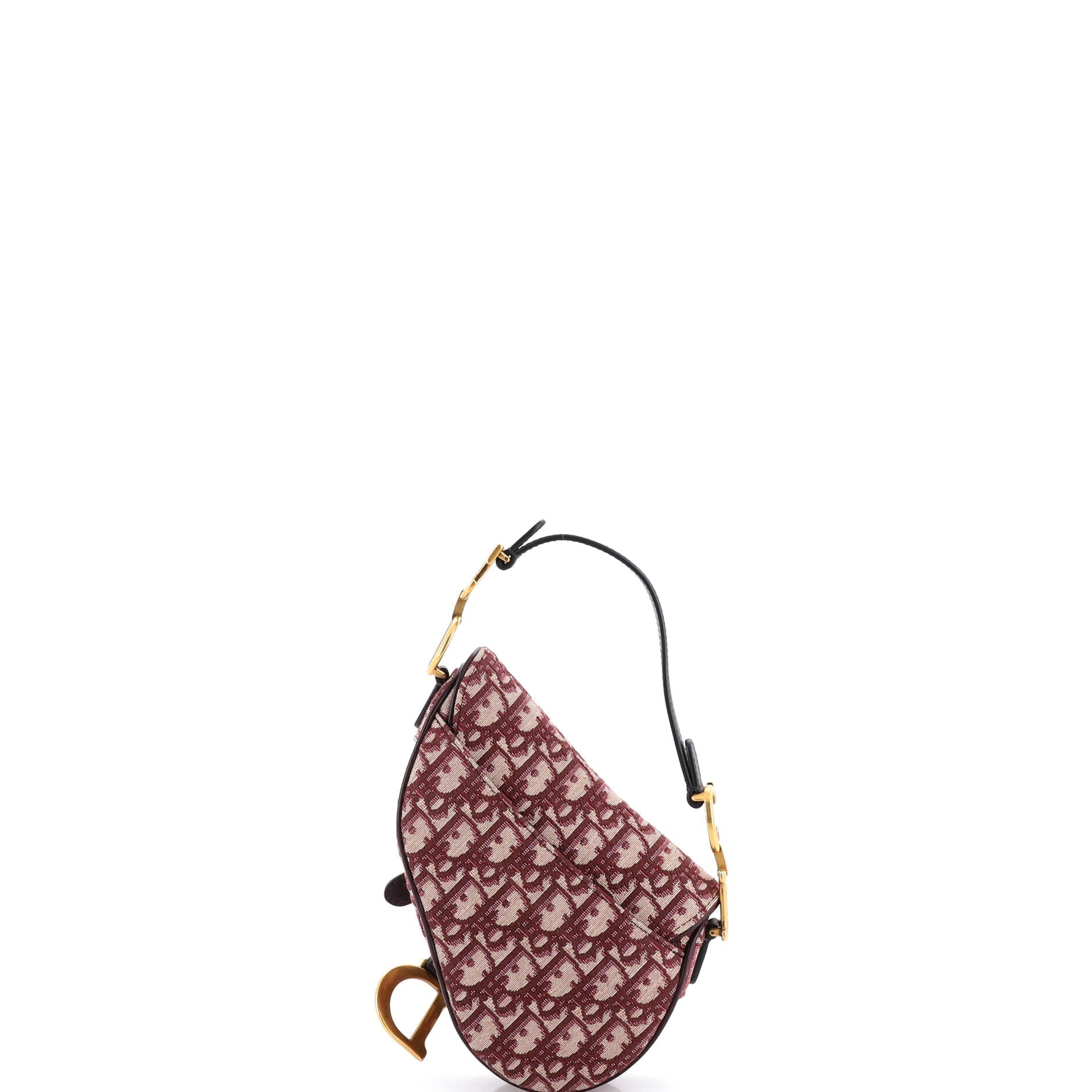 Saddle Handbag Oblique Canvas Mini