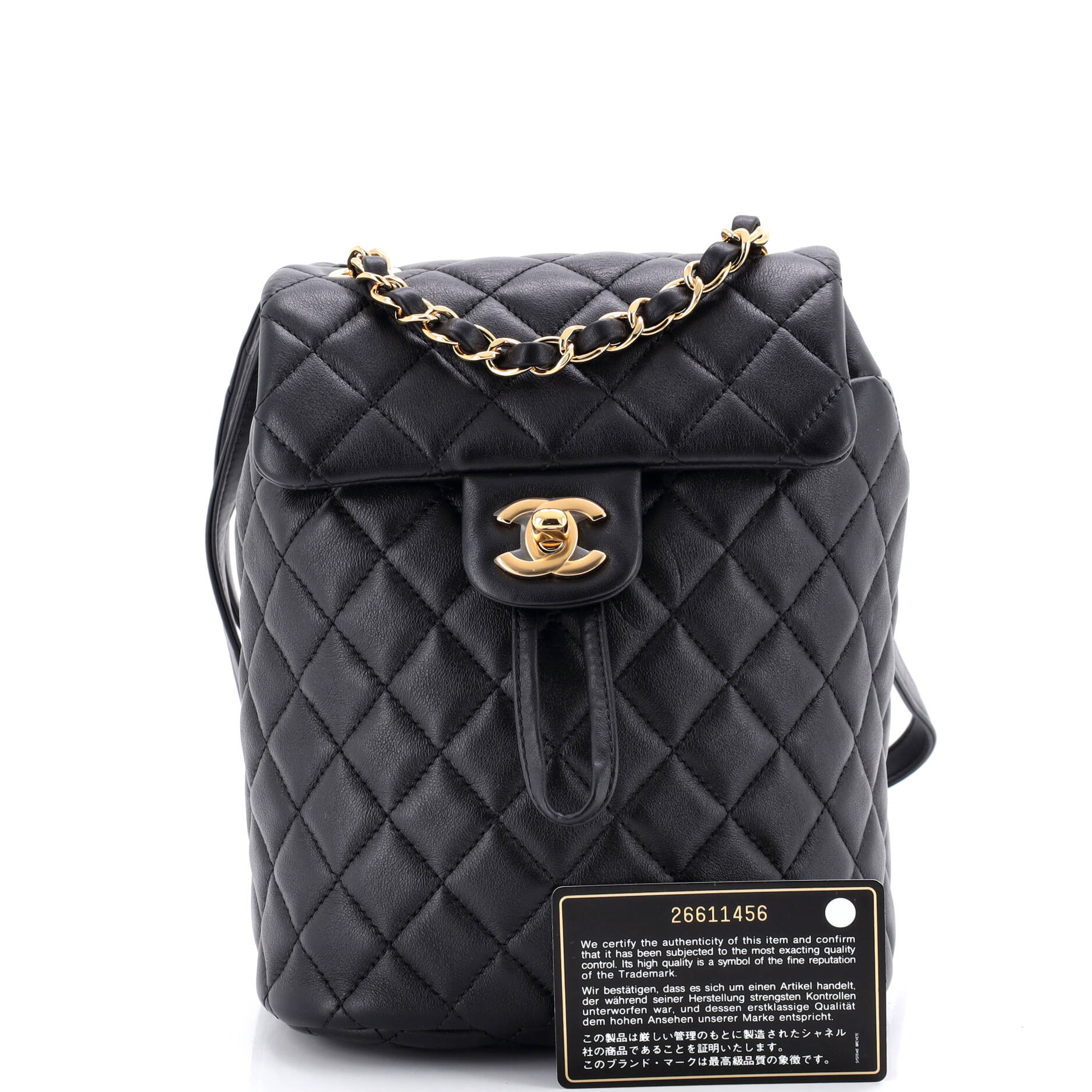 Urban Spirit Backpack Quilted Lambskin Mini
