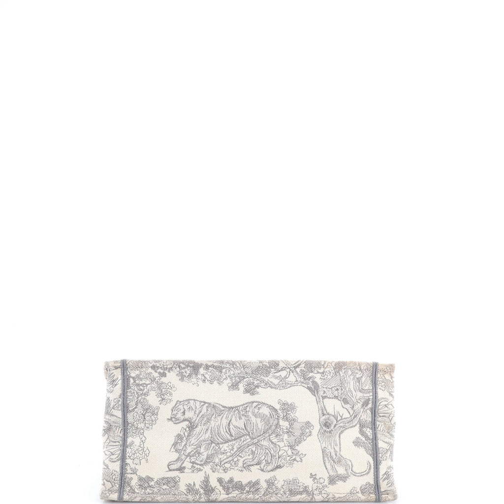 Book Tote Embroidered Canvas Medium