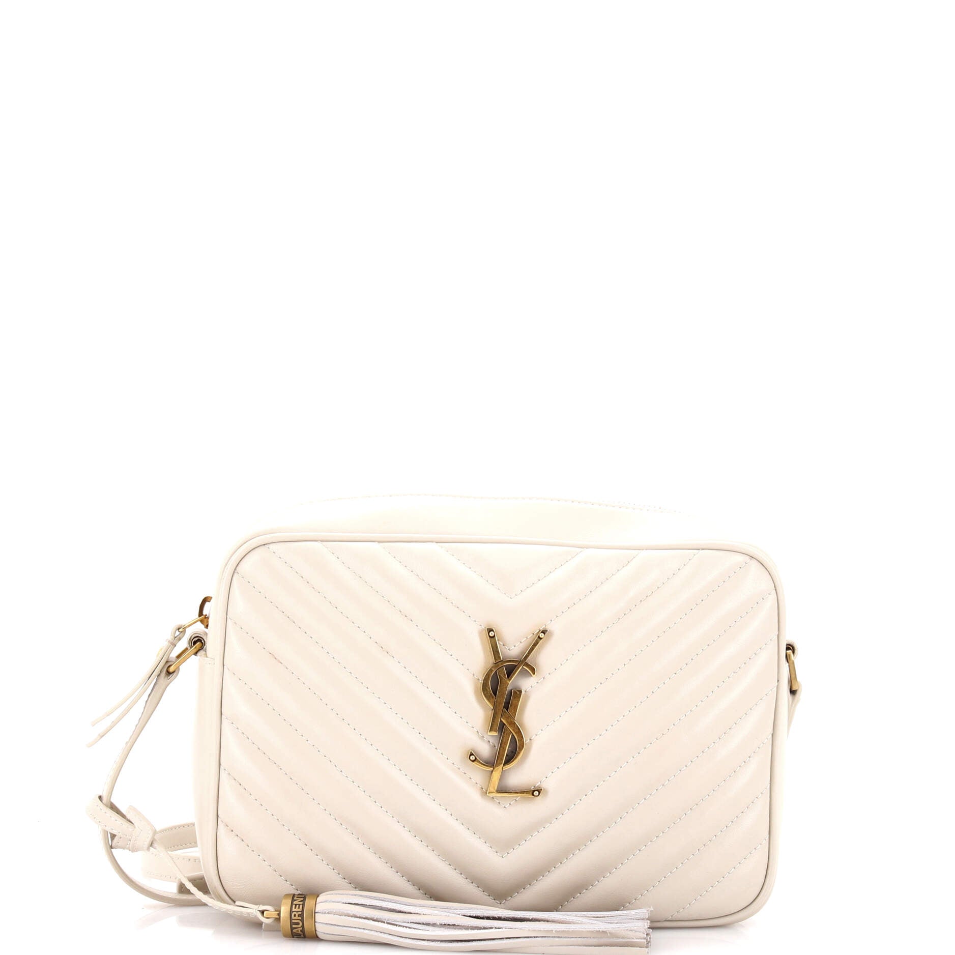 Lou Camera Bag Matelasse Chevron Leather Small